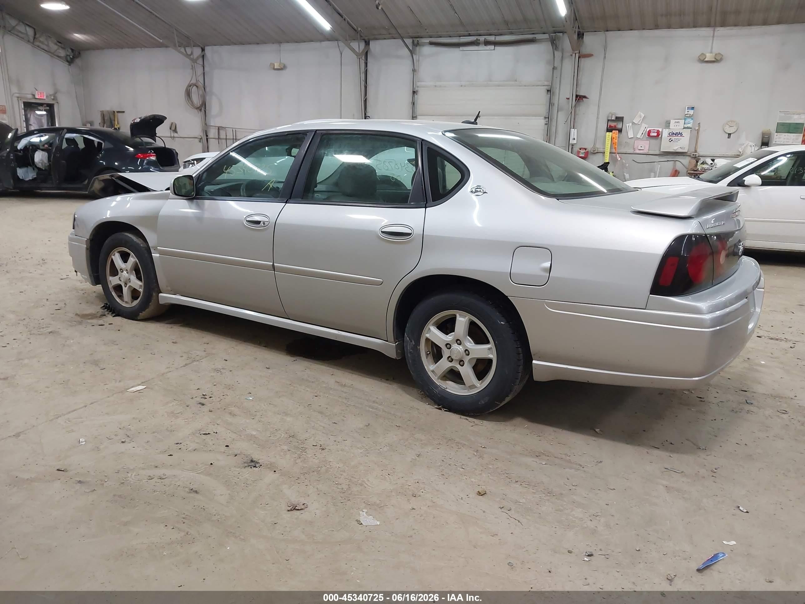 2005 Chevrolet Impala Ls Silver vin: 2G1WH55K059200196