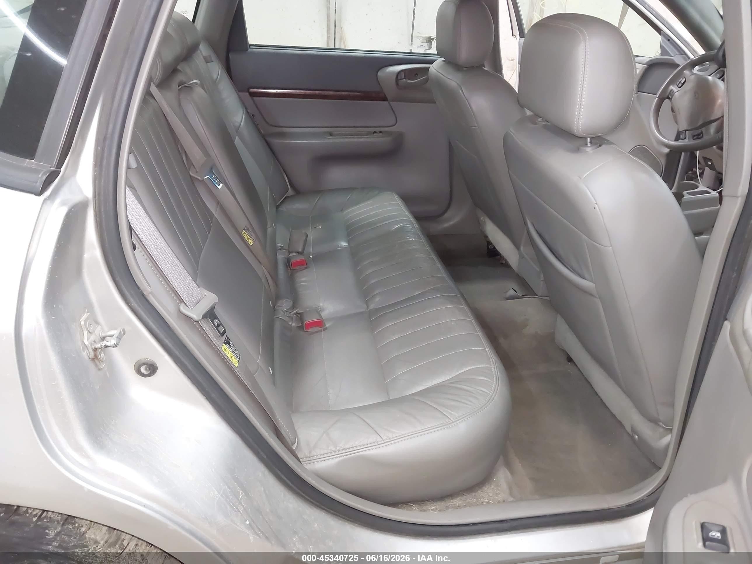 2005 Chevrolet Impala Ls Silver vin: 2G1WH55K059200196