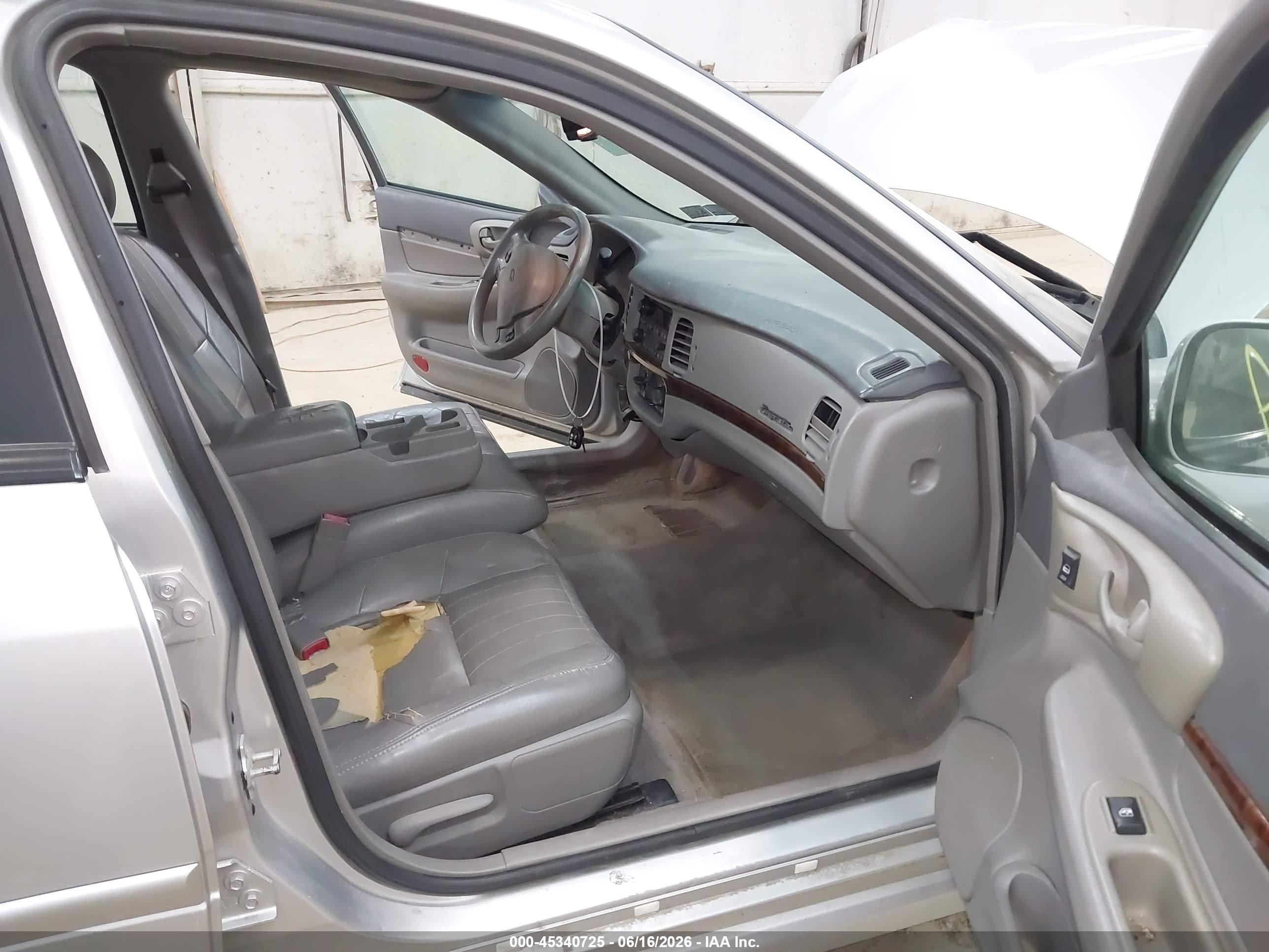 2005 Chevrolet Impala Ls Silver vin: 2G1WH55K059200196