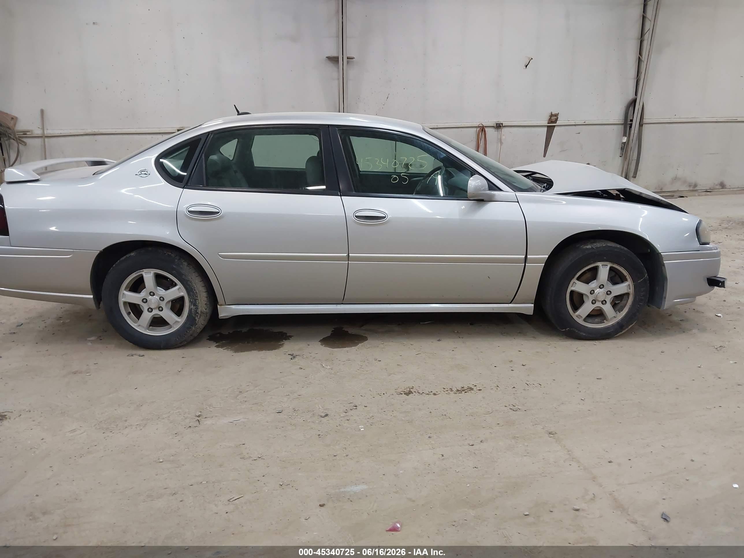 2005 Chevrolet Impala Ls Silver vin: 2G1WH55K059200196