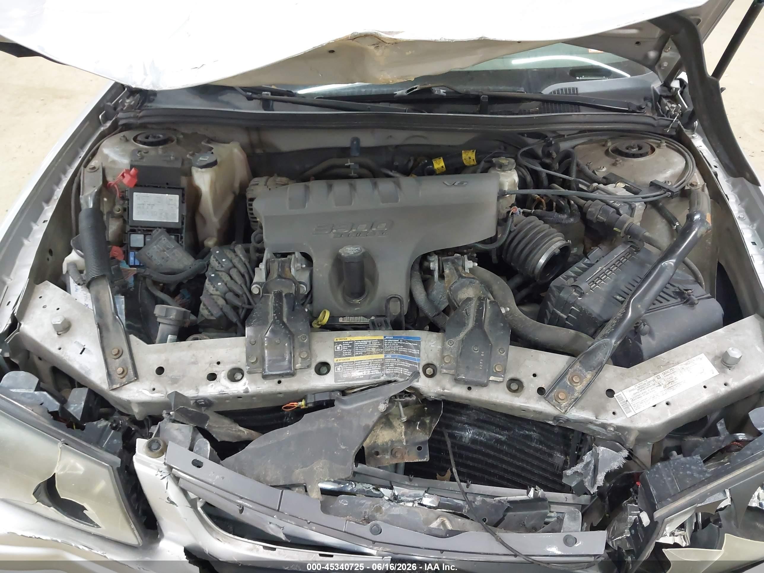 2005 Chevrolet Impala Ls Silver vin: 2G1WH55K059200196