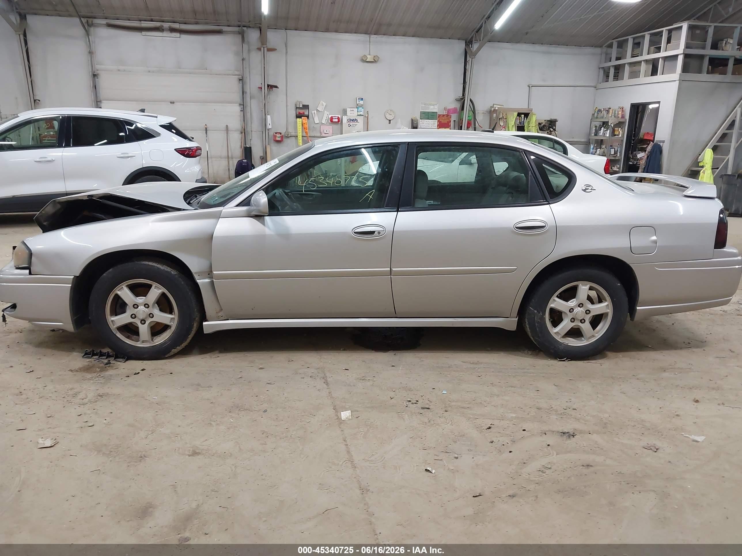 2005 Chevrolet Impala Ls Silver vin: 2G1WH55K059200196