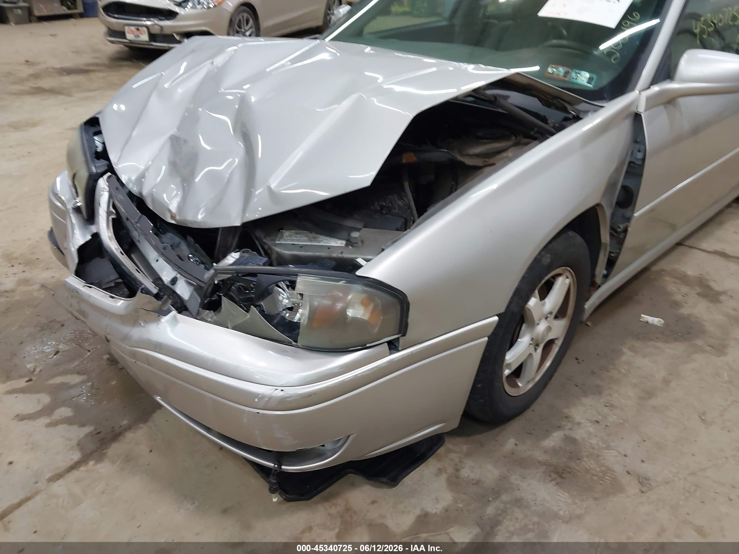 2005 Chevrolet Impala Ls Silver vin: 2G1WH55K059200196