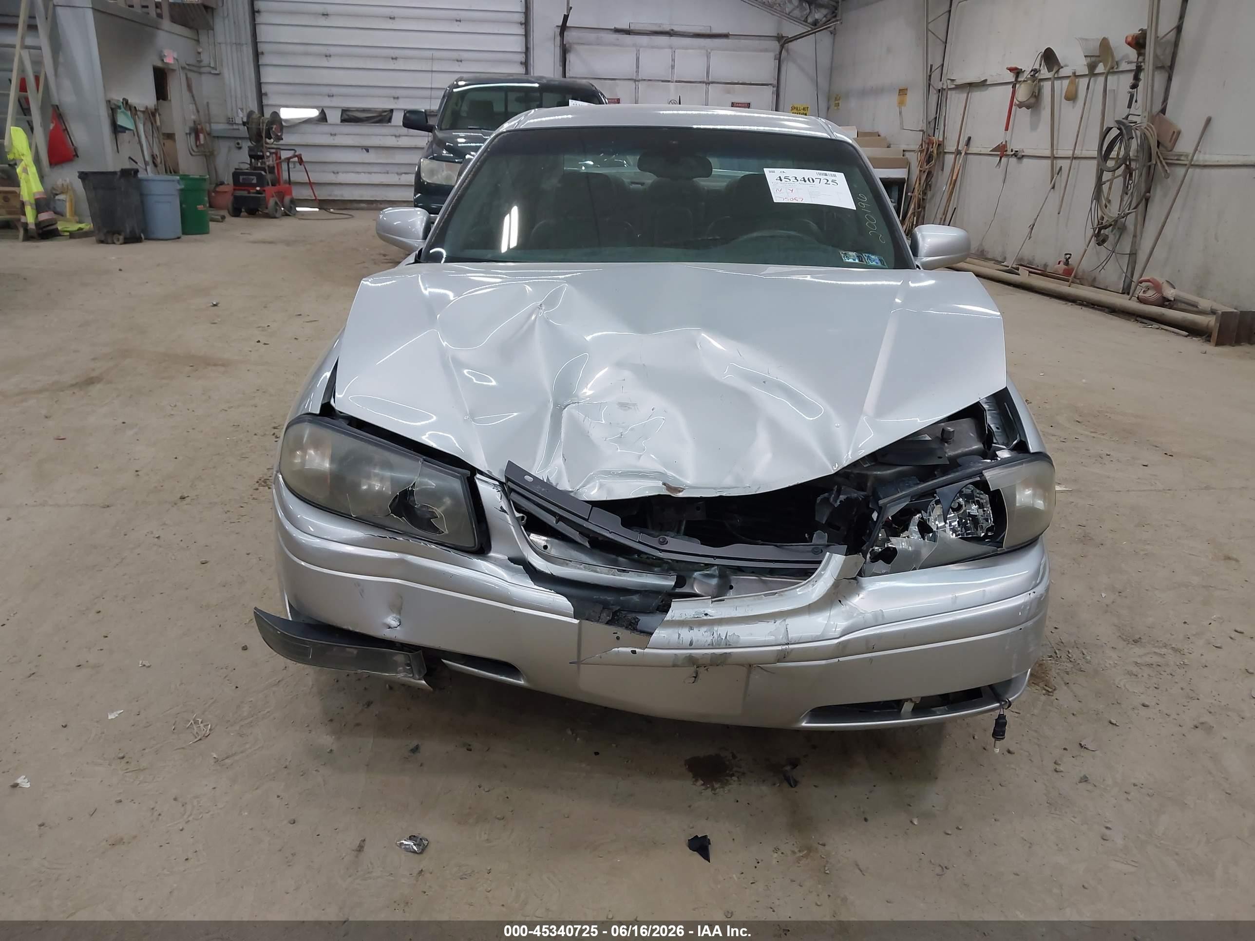 2005 Chevrolet Impala Ls Silver vin: 2G1WH55K059200196