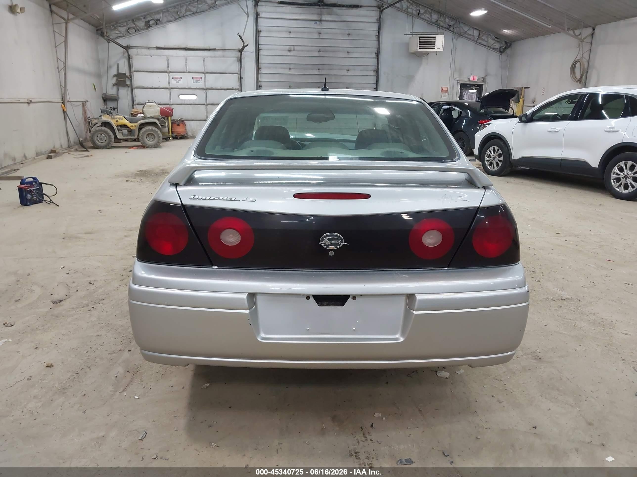 2005 Chevrolet Impala Ls Silver vin: 2G1WH55K059200196