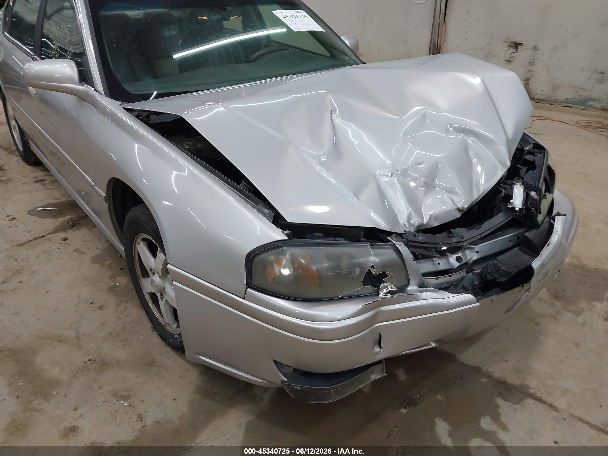 2005 Chevrolet Impala Ls Silver vin: 2G1WH55K059200196