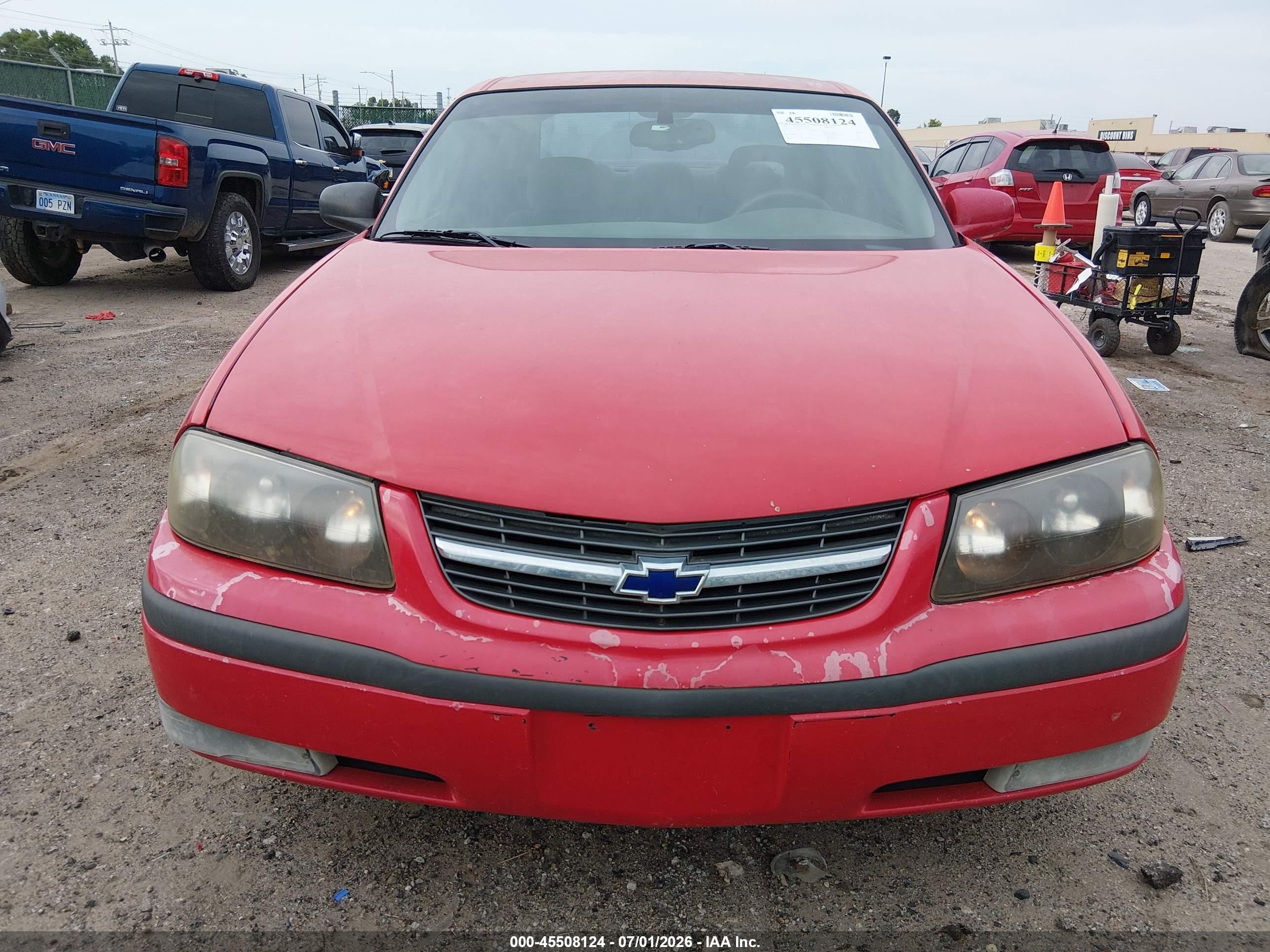 2002 Chevrolet Impala Ls Red vin: 2G1WH55K129137010