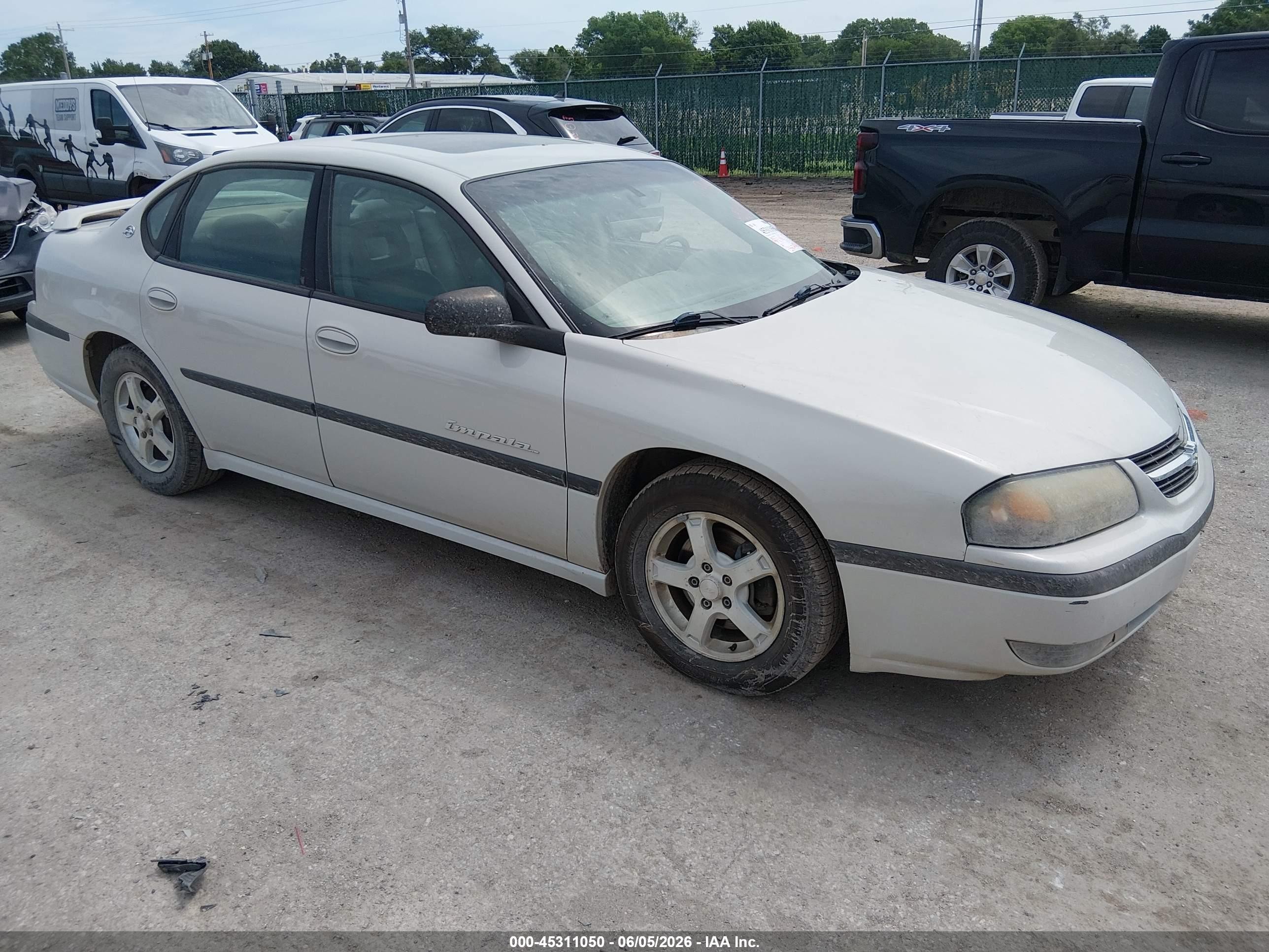 2003 Chevrolet Impala Ls Beige vin: 2G1WH55K139369835