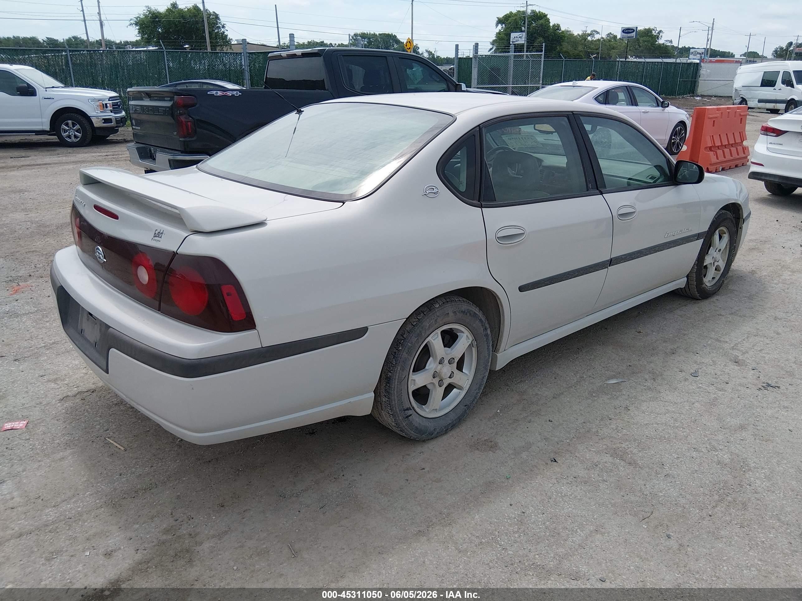 2003 Chevrolet Impala Ls Бежевый vin: 2G1WH55K139369835