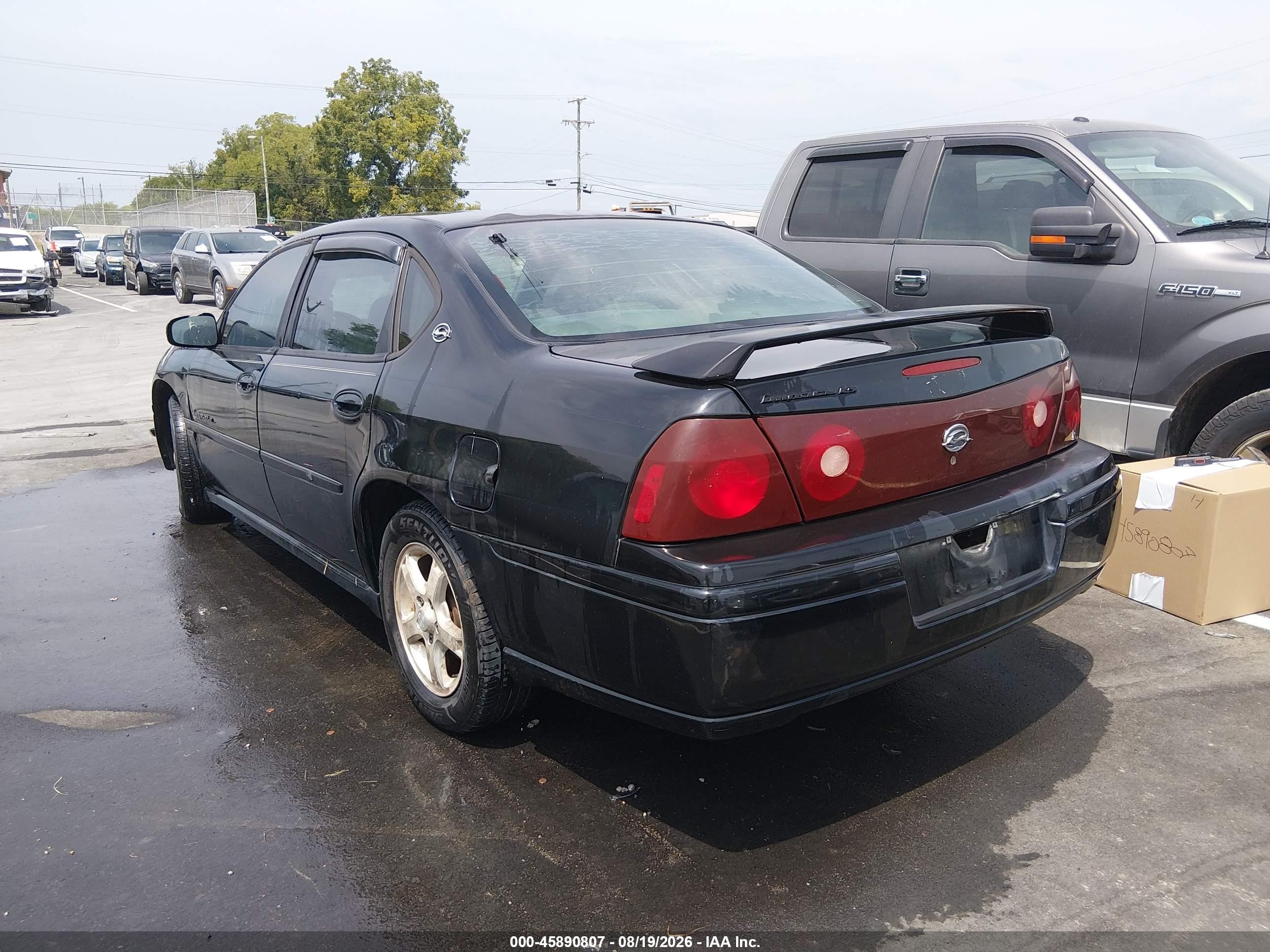 2004 Chevrolet Impala Ls Черный vin: 2G1WH55K149130965