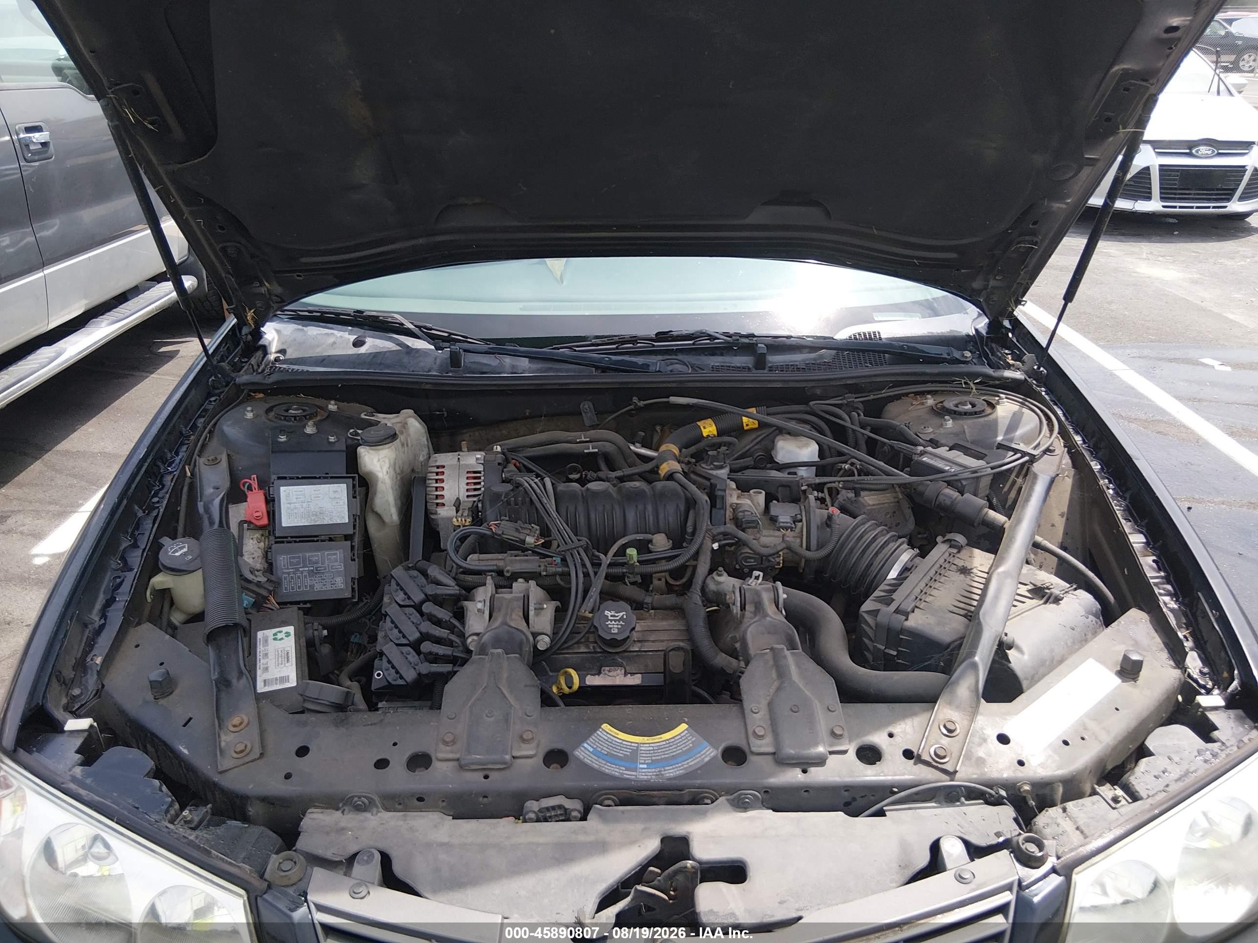 2004 Chevrolet Impala Ls Черный vin: 2G1WH55K149130965