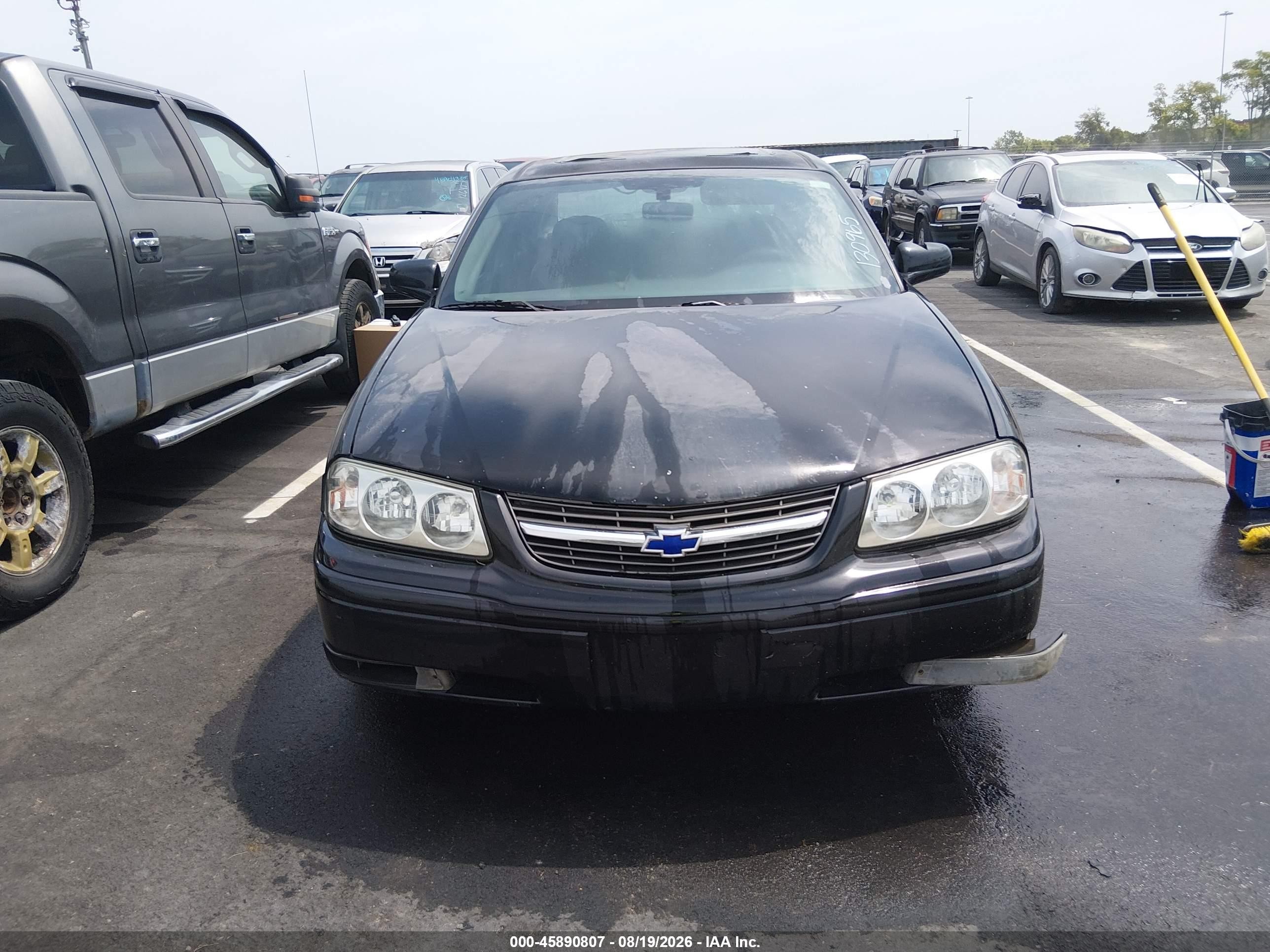 2004 Chevrolet Impala Ls Черный vin: 2G1WH55K149130965