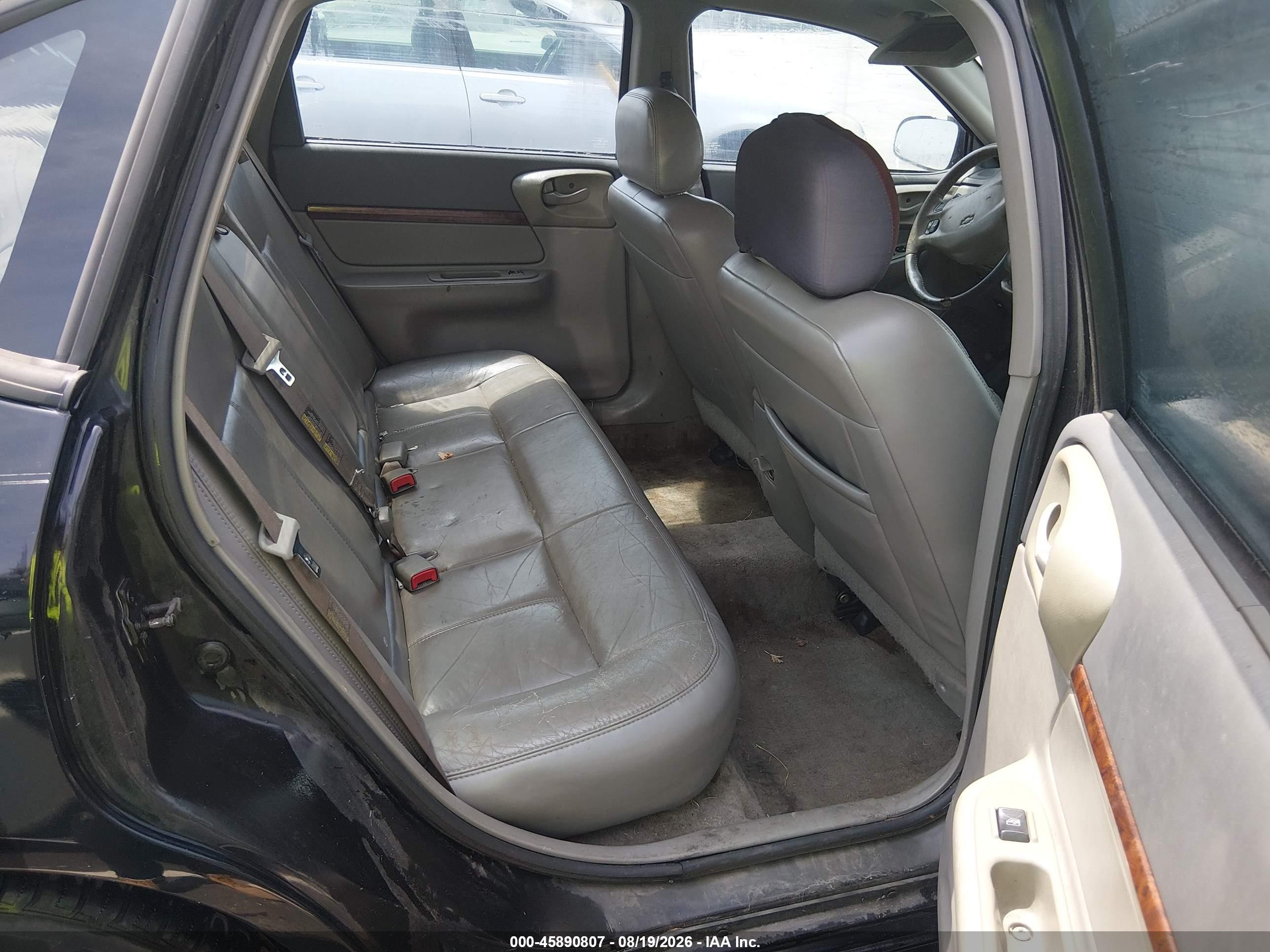 2004 Chevrolet Impala Ls Черный vin: 2G1WH55K149130965