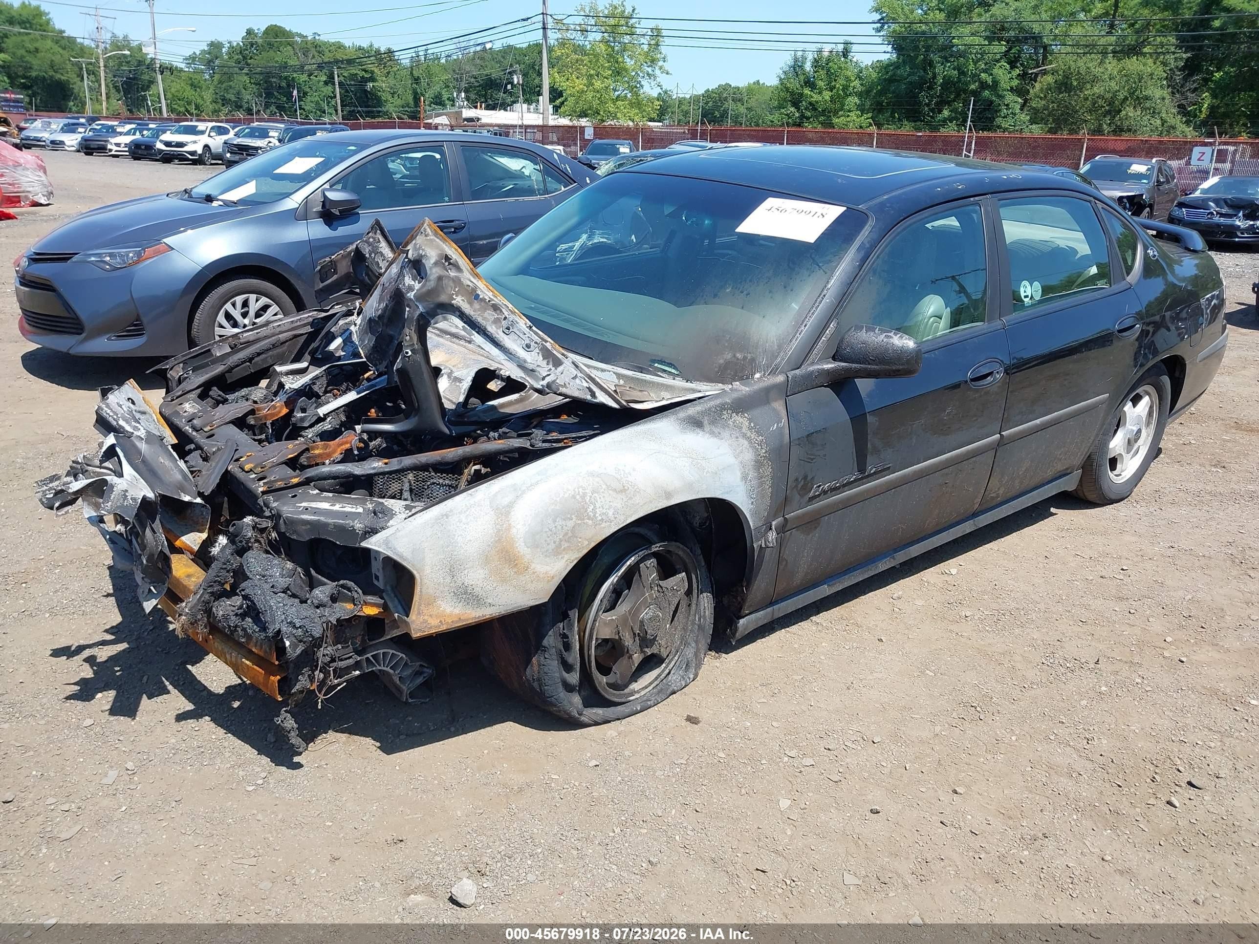 2001 Chevrolet Impala Ls Black vin: 2G1WH55K219116603