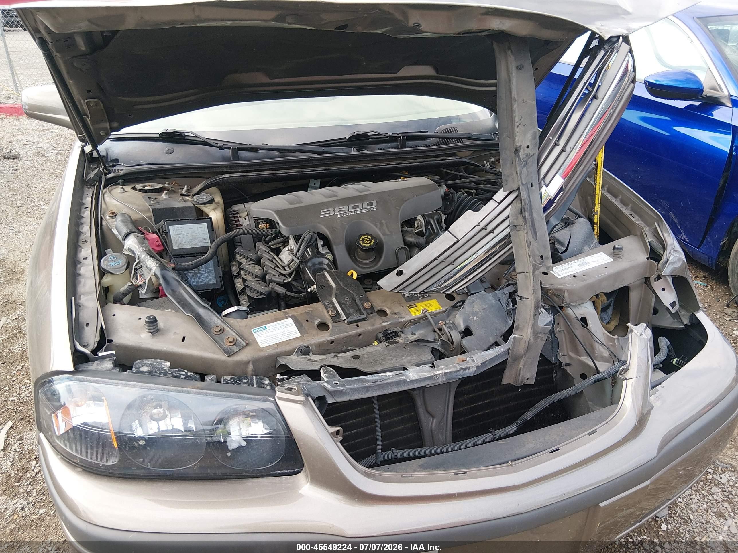 2001 Chevrolet Impala Ls Brown vin: 2G1WH55K219372742