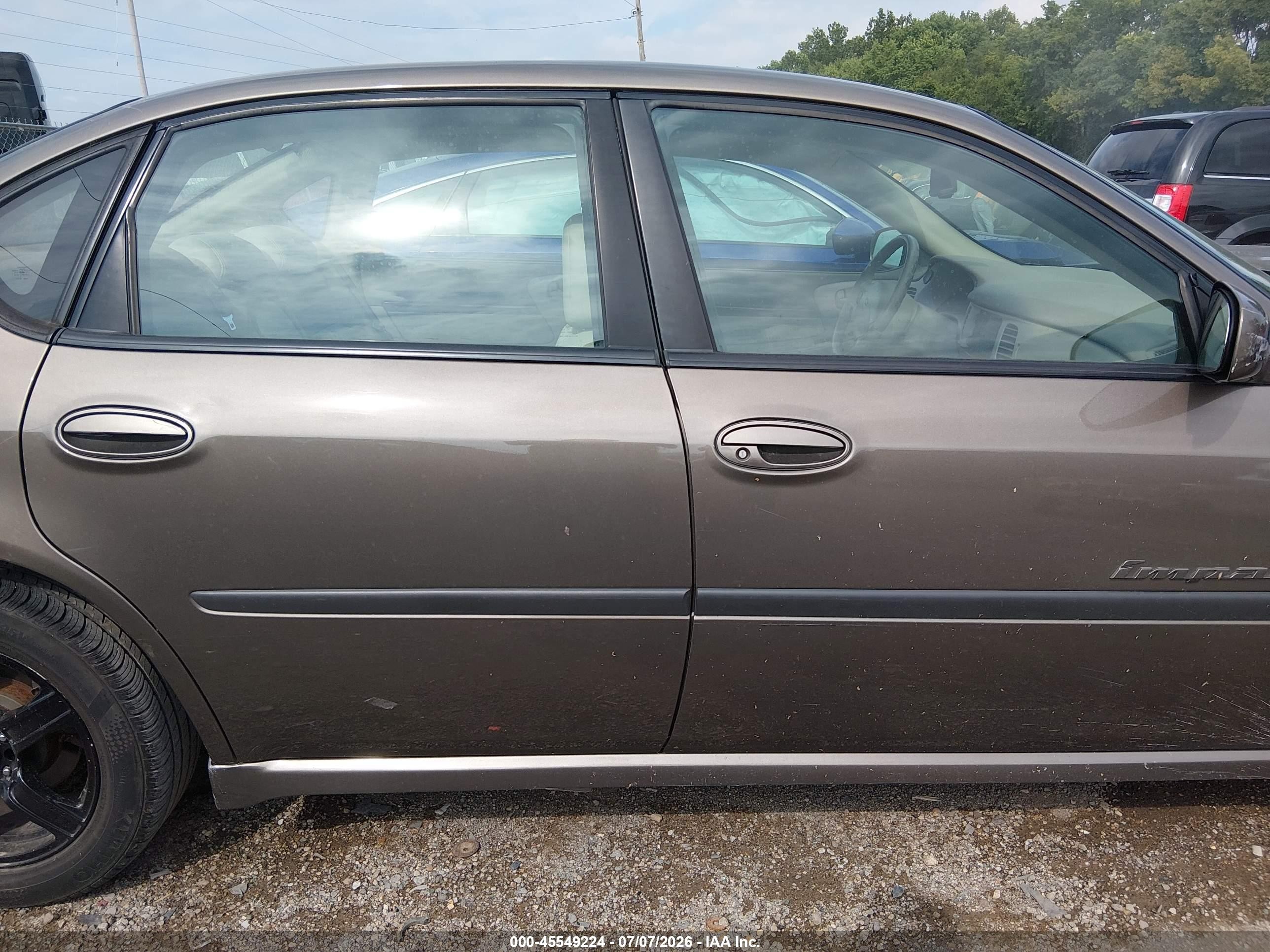 2001 Chevrolet Impala Ls Brown vin: 2G1WH55K219372742