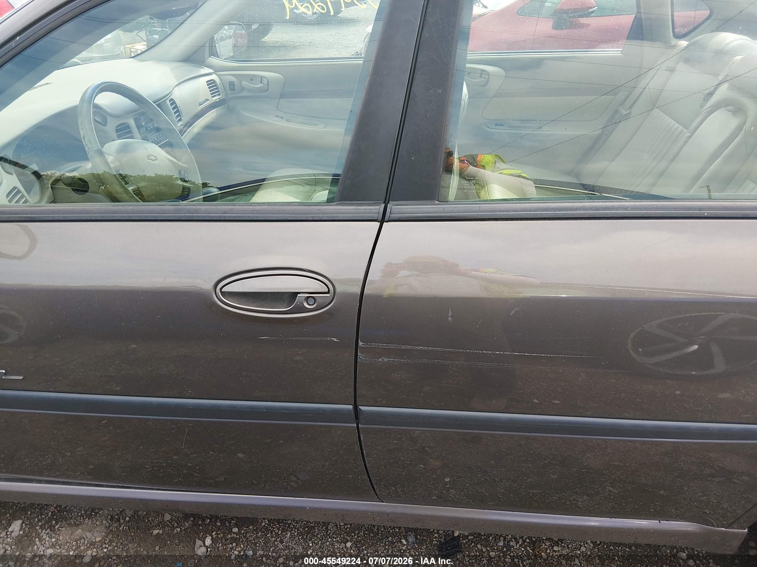 2001 Chevrolet Impala Ls Brown vin: 2G1WH55K219372742