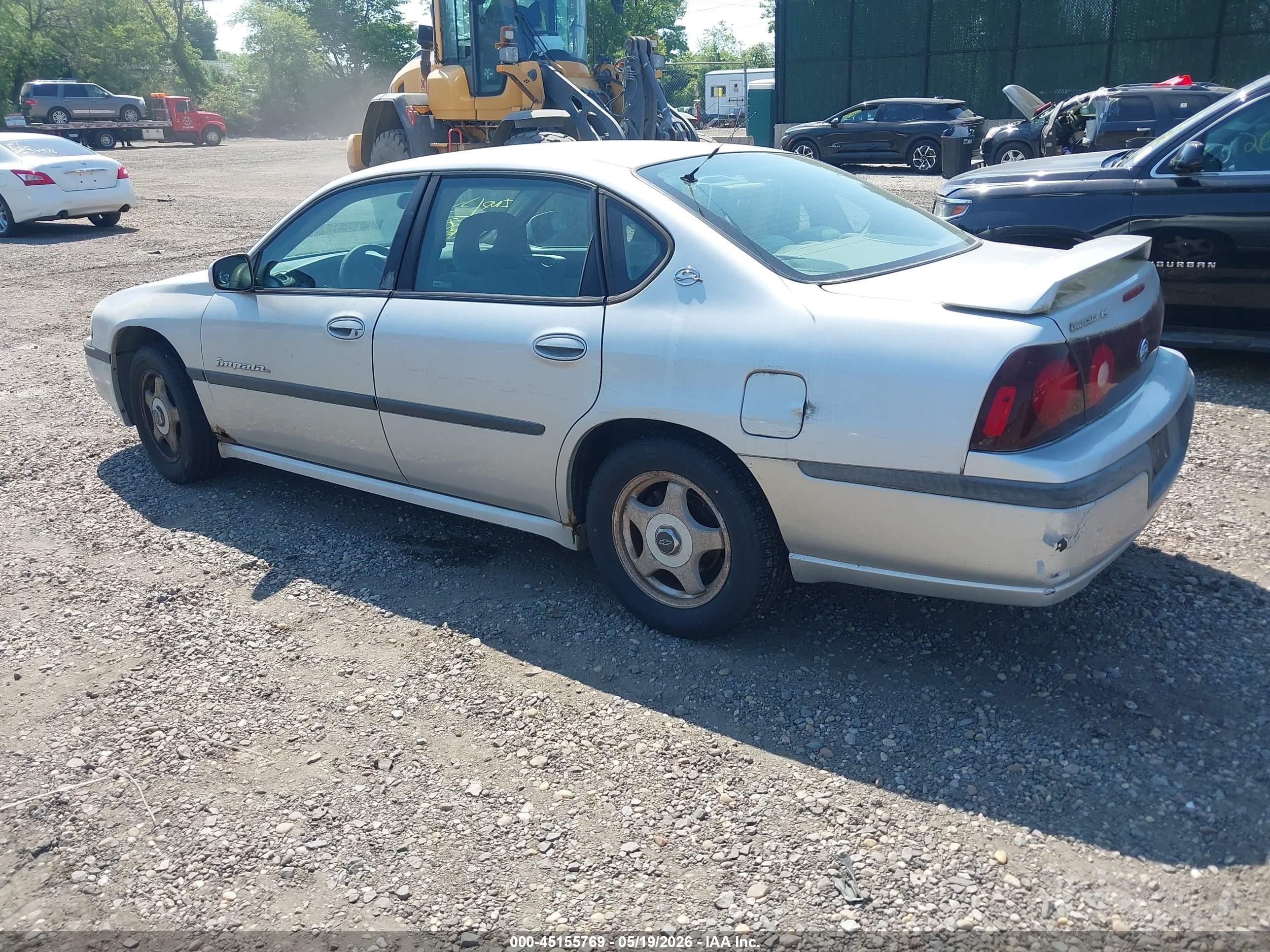 2002 Chevrolet Impala Ls Silver vin: 2G1WH55K229360687