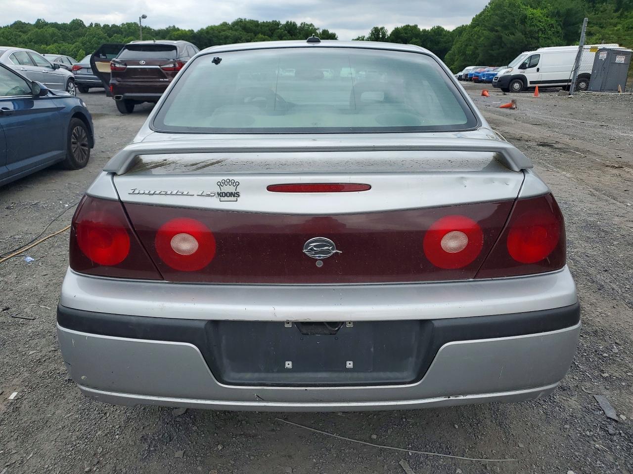 2003 Chevrolet Impala Ls Gray vin: 2G1WH55K239392573