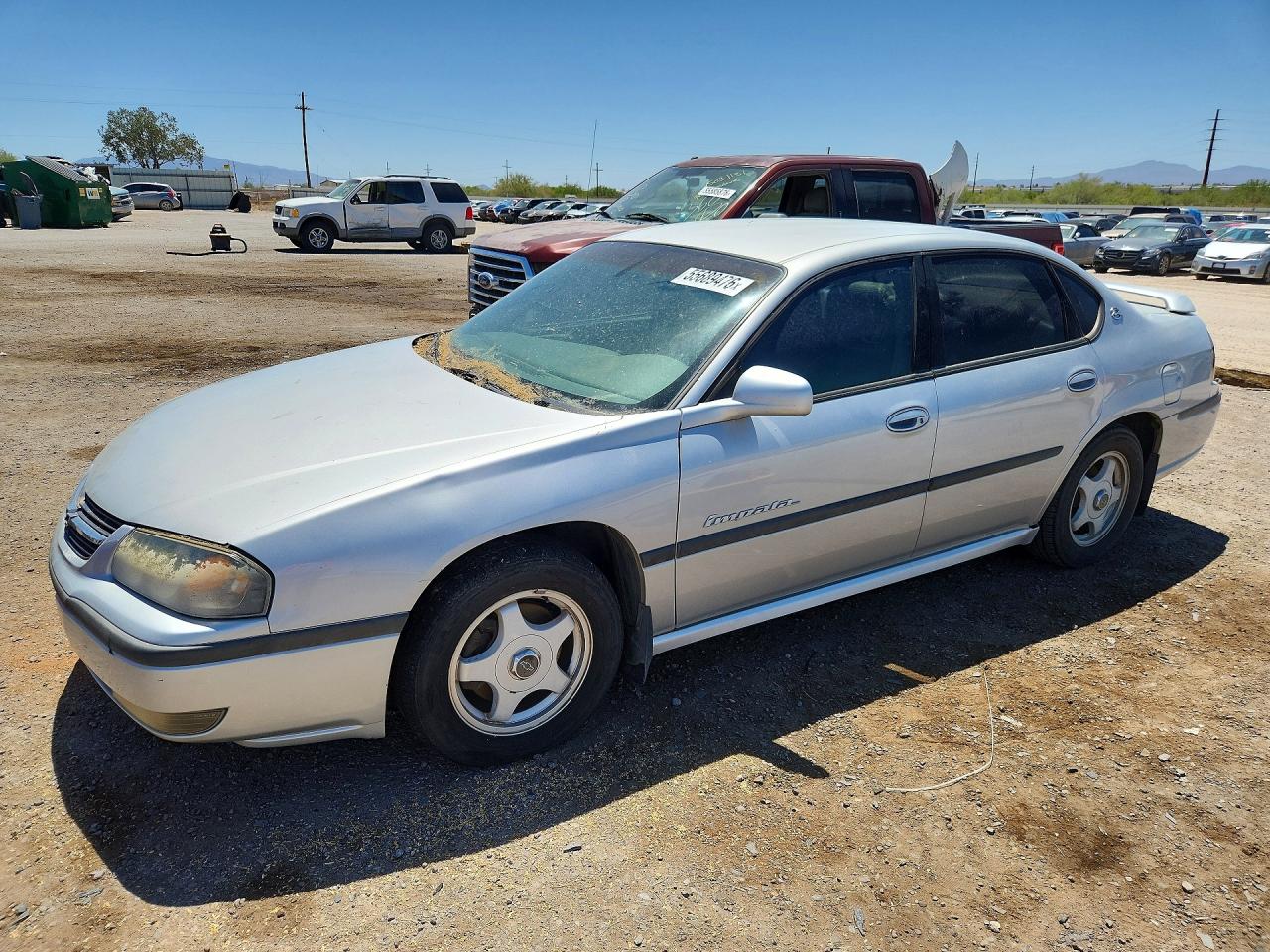 2000 Chevrolet Impala Silver vin: 2G1WH55K2Y9195636