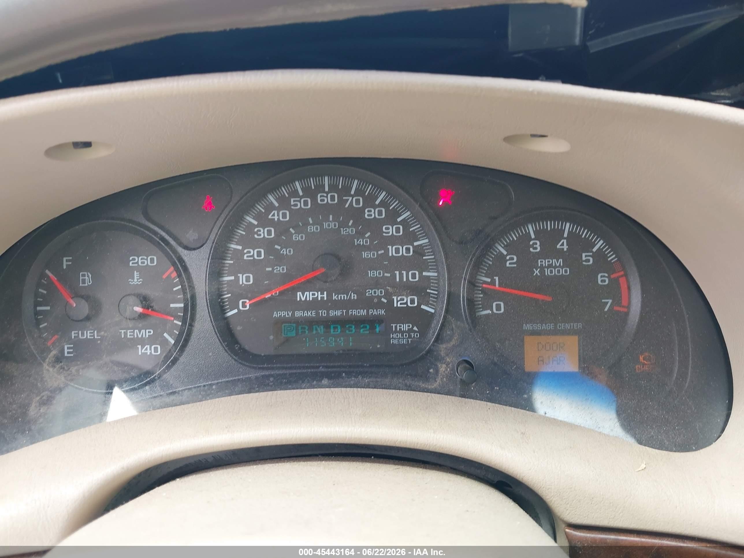 2001 Chevrolet Impala Ls Gold vin: 2G1WH55K319190967