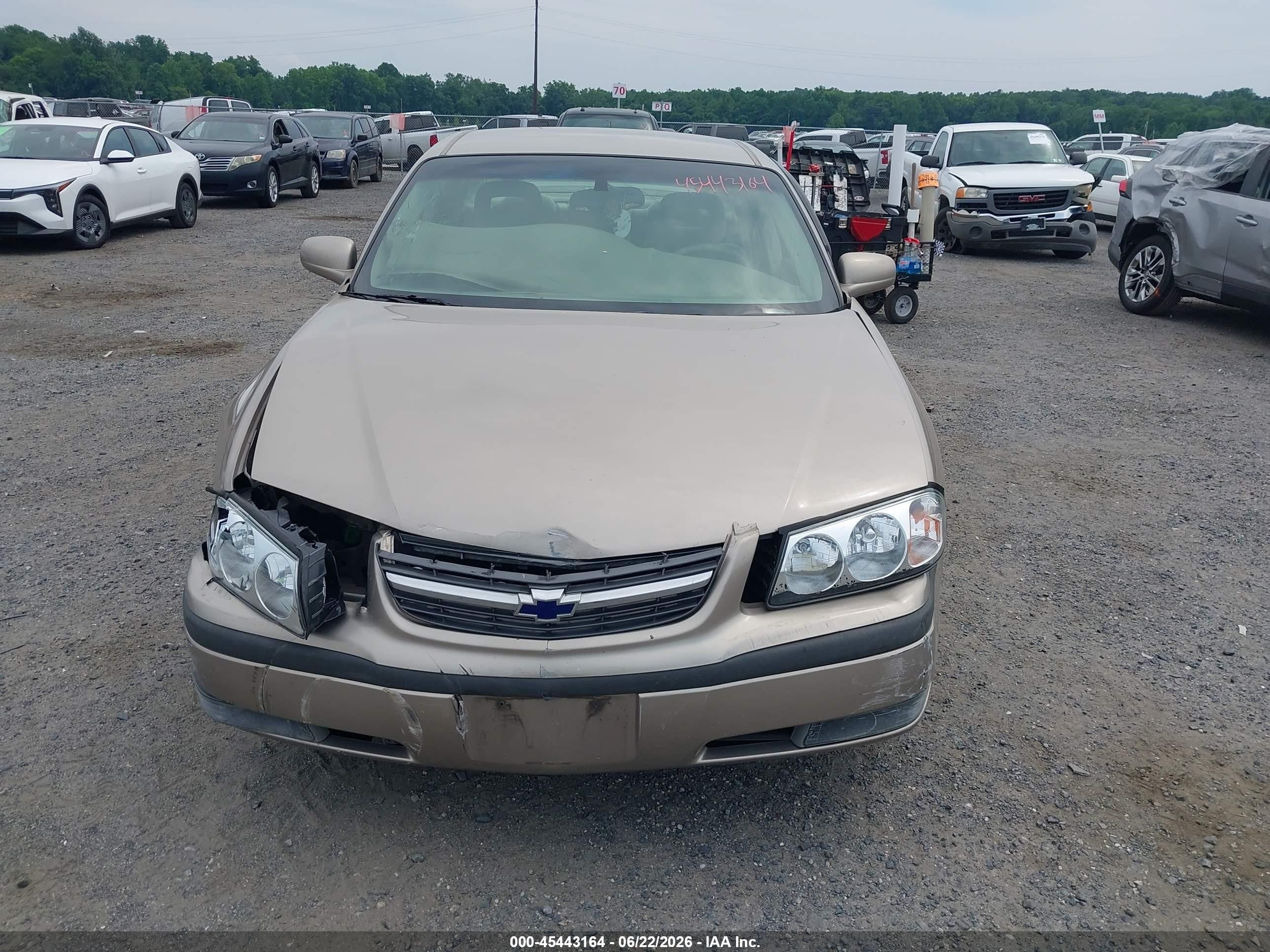 2001 Chevrolet Impala Ls Gold vin: 2G1WH55K319190967