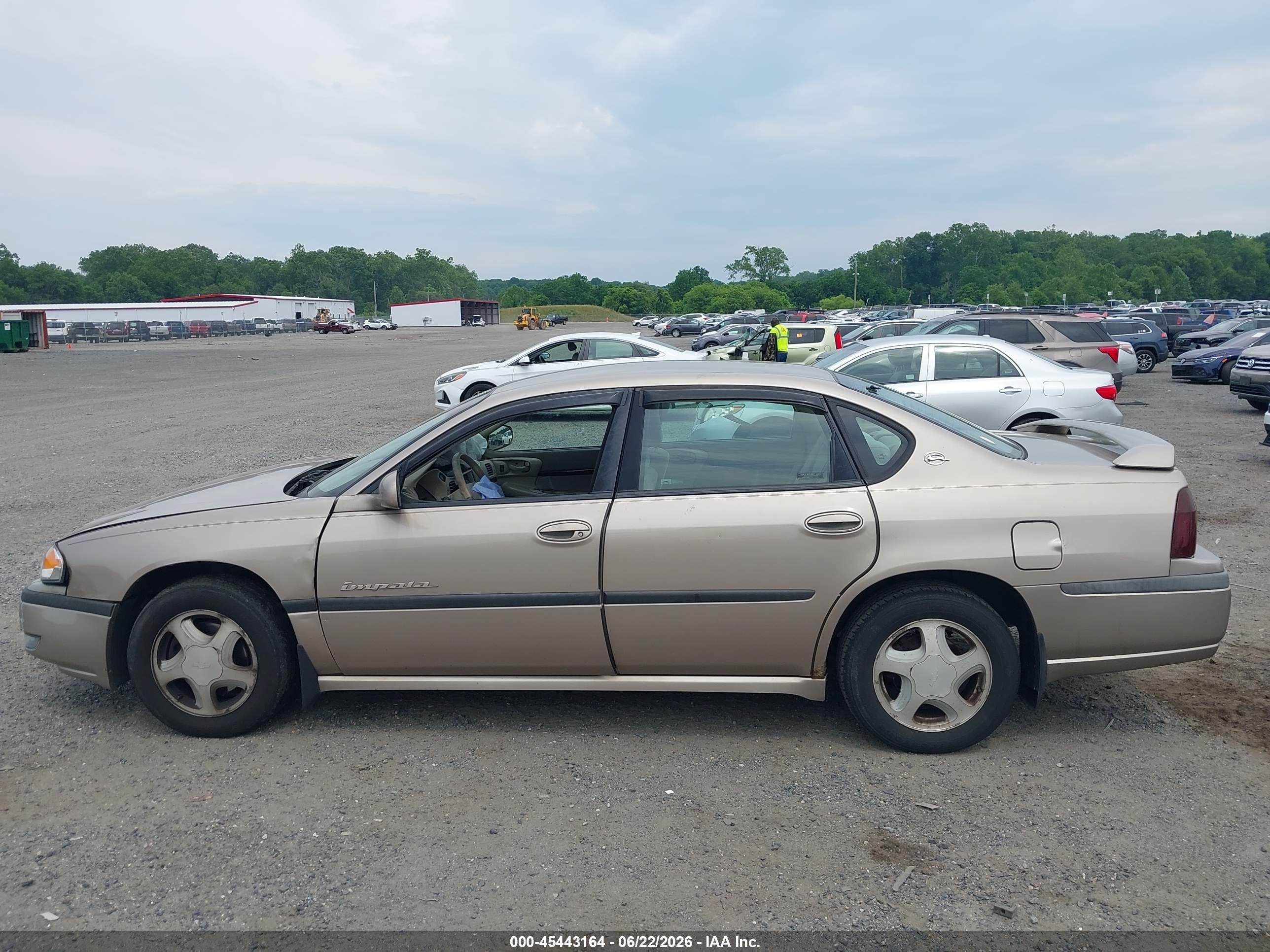 2001 Chevrolet Impala Ls Gold vin: 2G1WH55K319190967