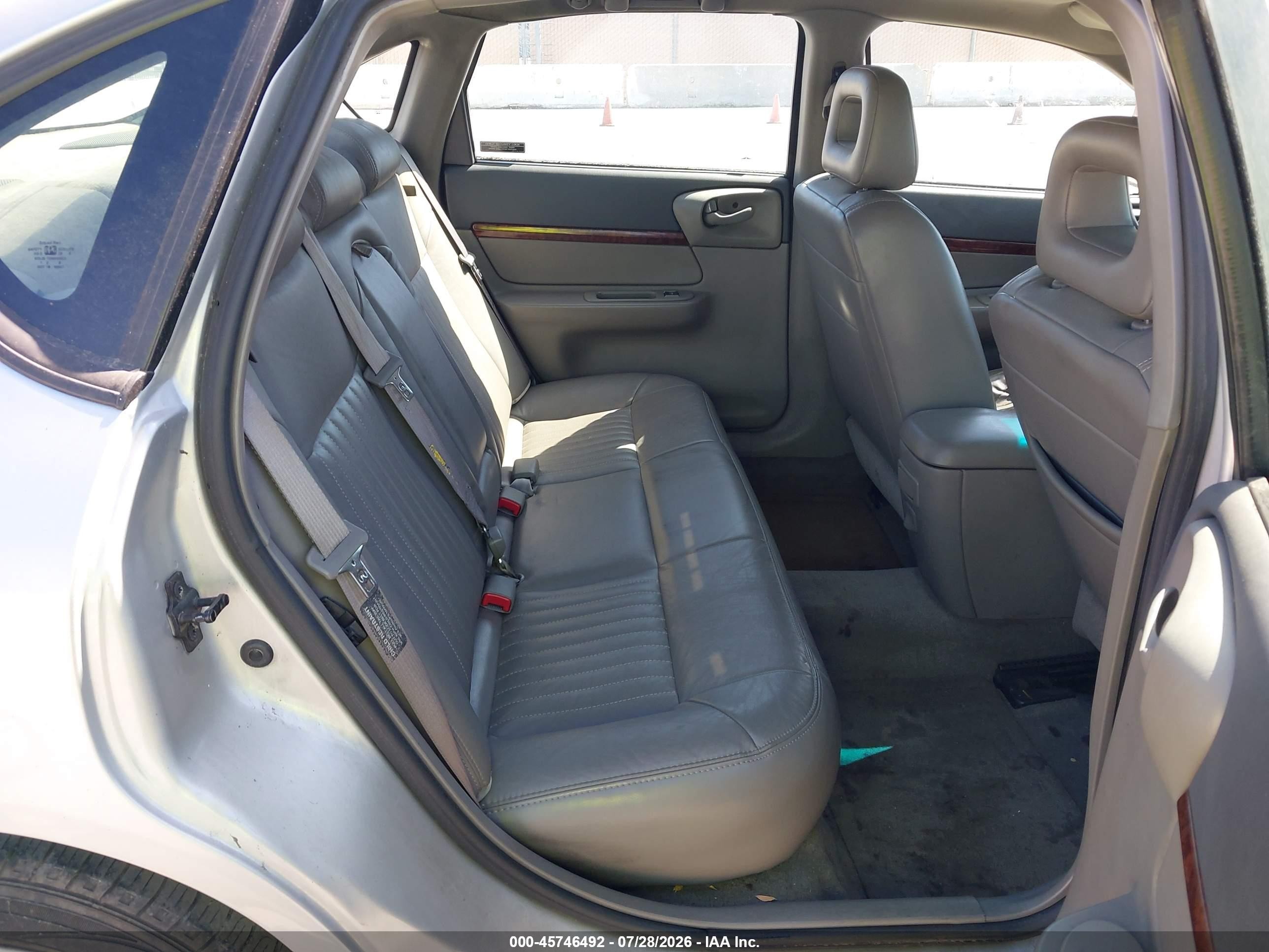 2001 Chevrolet Impala Ls Серебряный vin: 2G1WH55K319245305