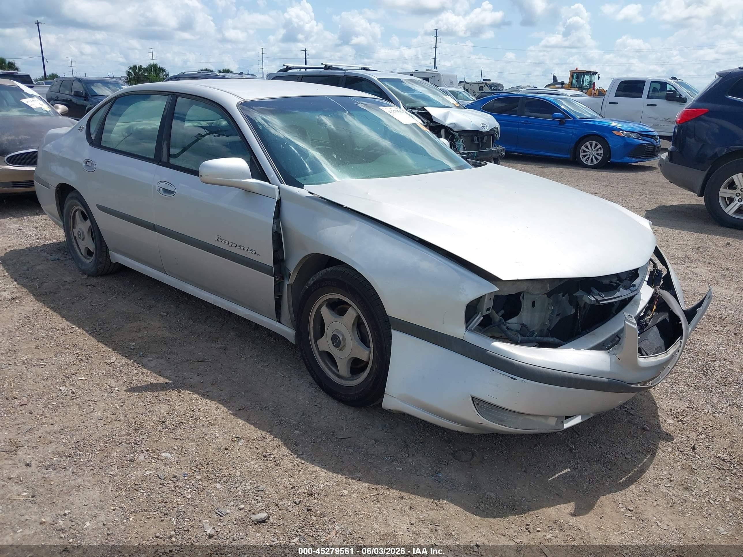 2002 Chevrolet Impala Ls Silver vin: 2G1WH55K329367812