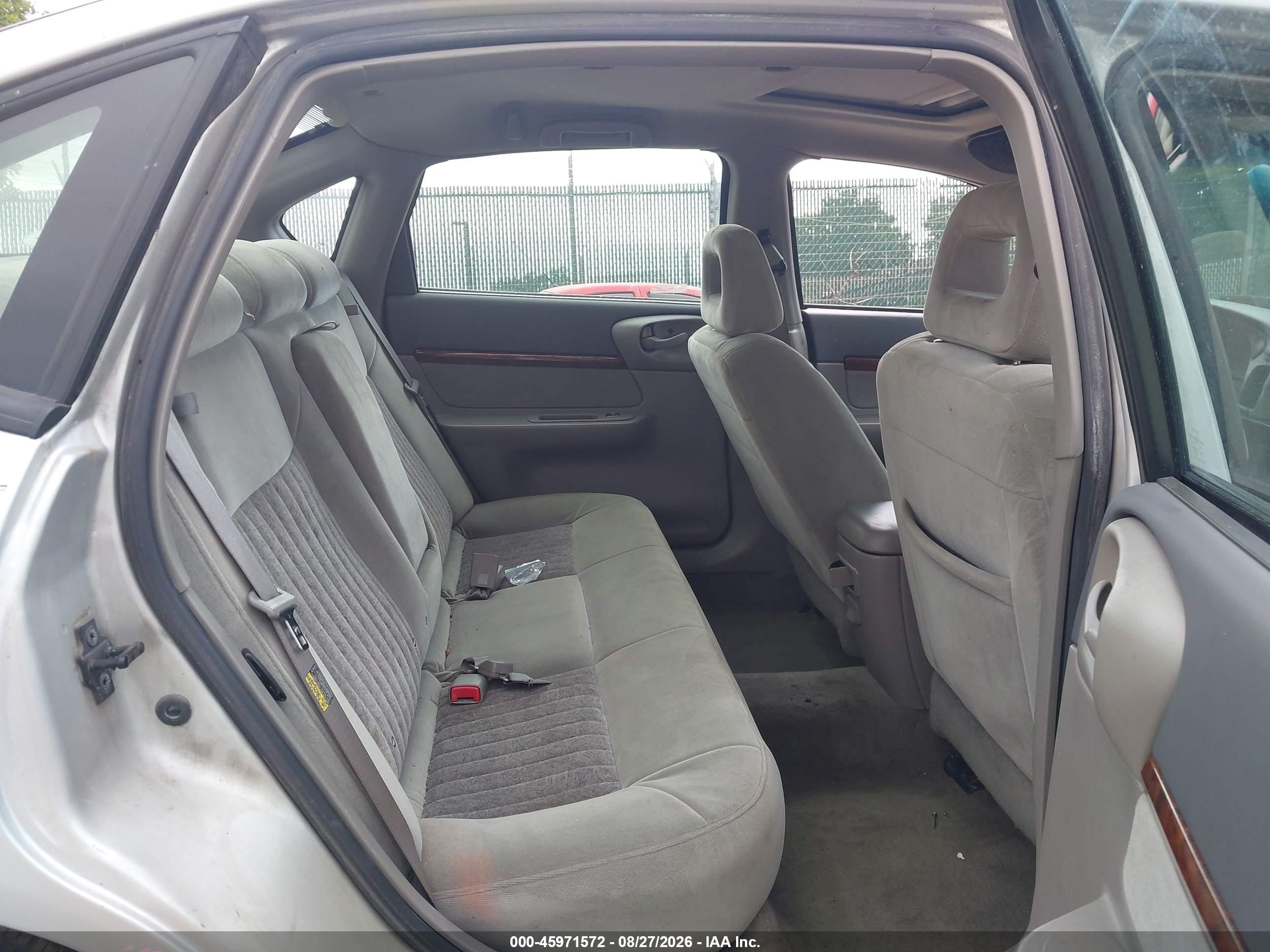 2003 Chevrolet Impala Ls Silver vin: 2G1WH55K339154411