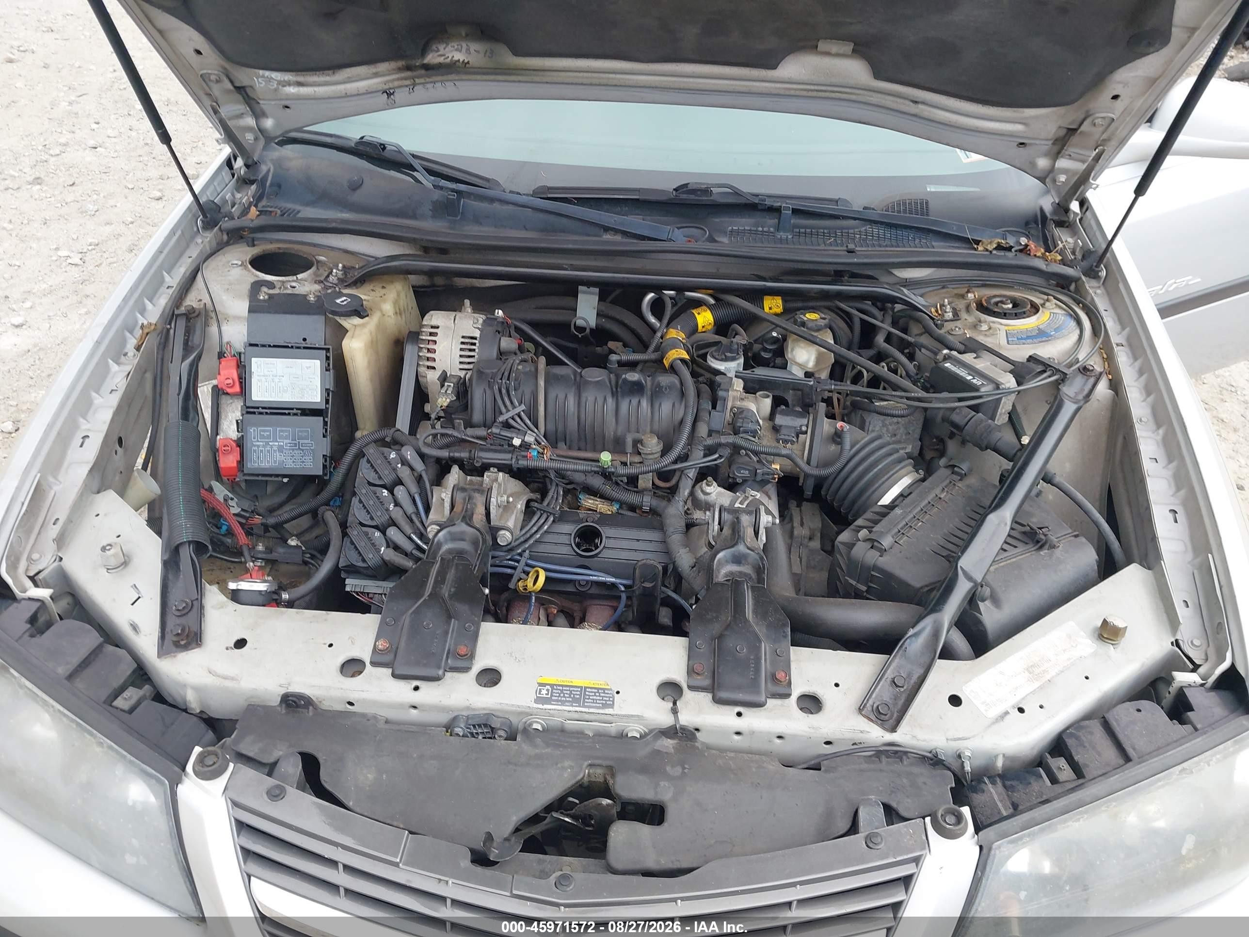 2003 Chevrolet Impala Ls Silver vin: 2G1WH55K339154411