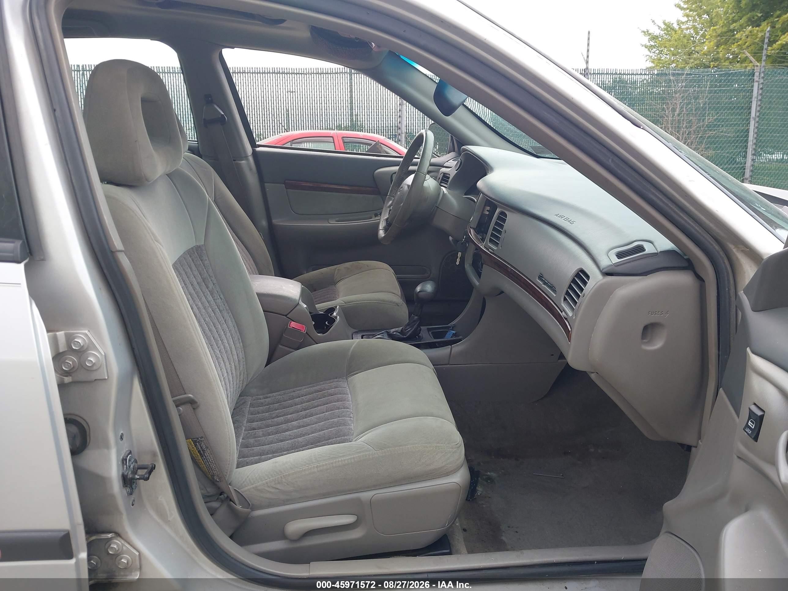 2003 Chevrolet Impala Ls Silver vin: 2G1WH55K339154411