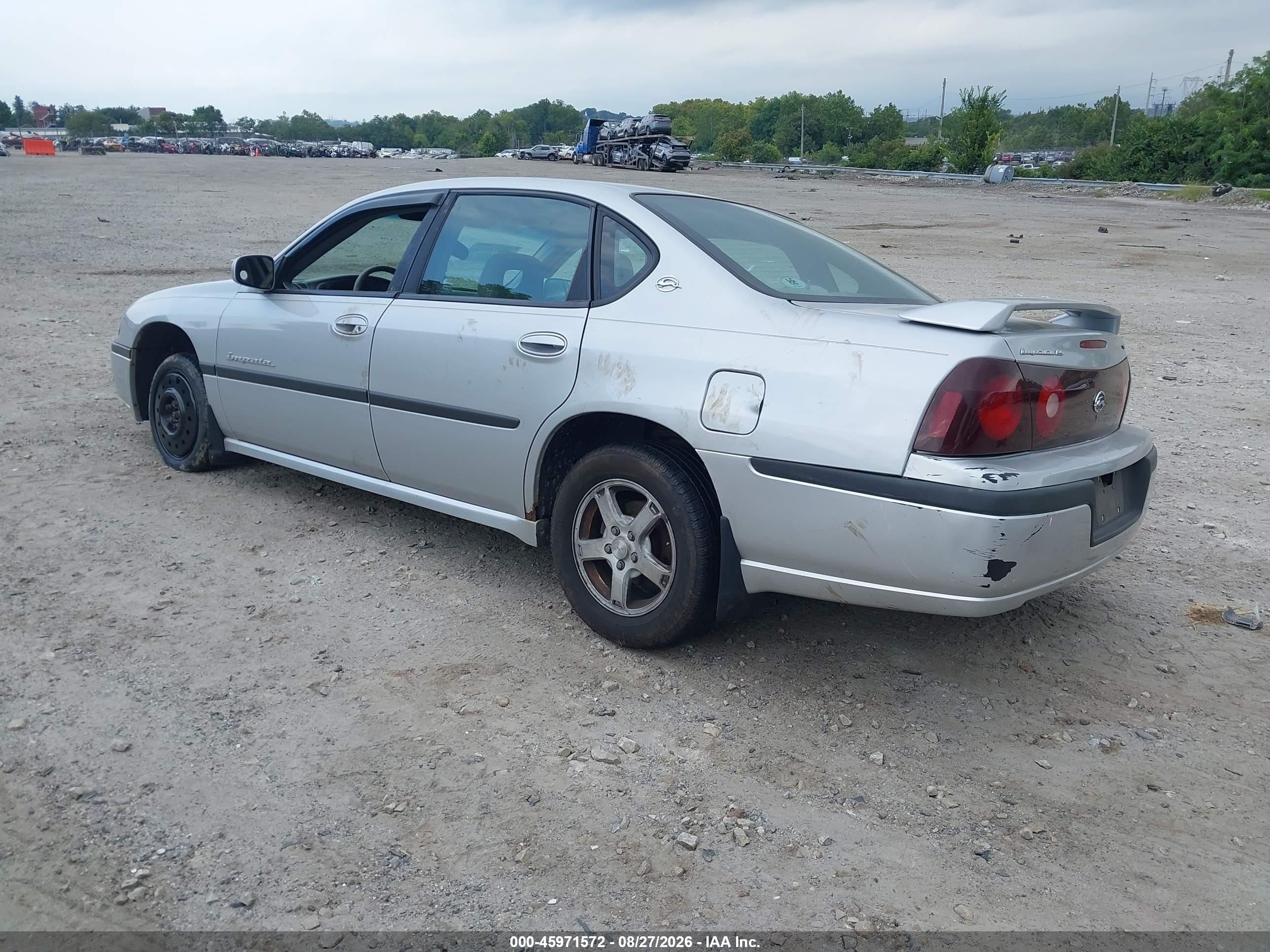 2003 Chevrolet Impala Ls Silver vin: 2G1WH55K339154411