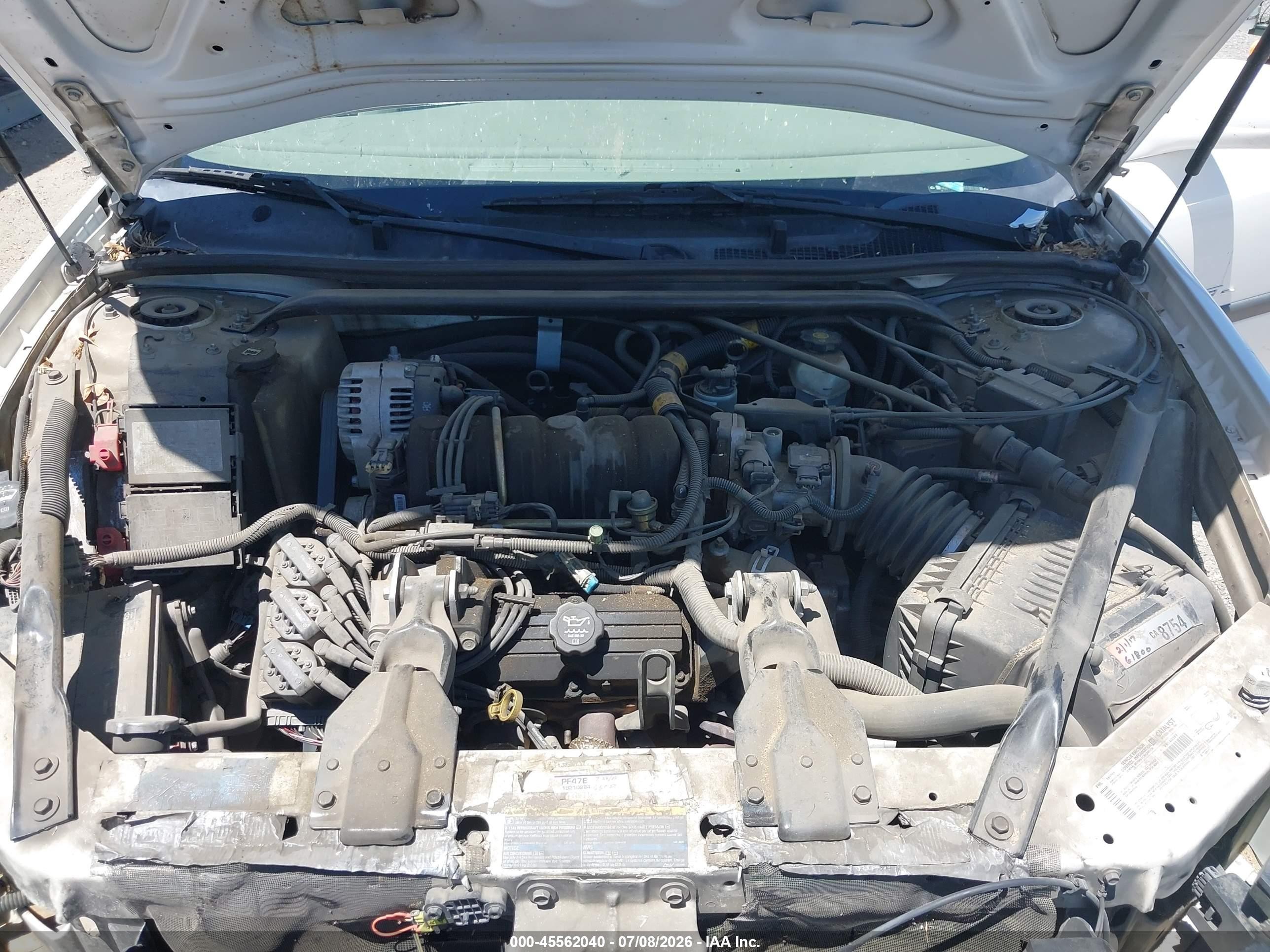 2003 Chevrolet Impala Ls White vin: 2G1WH55K339454031