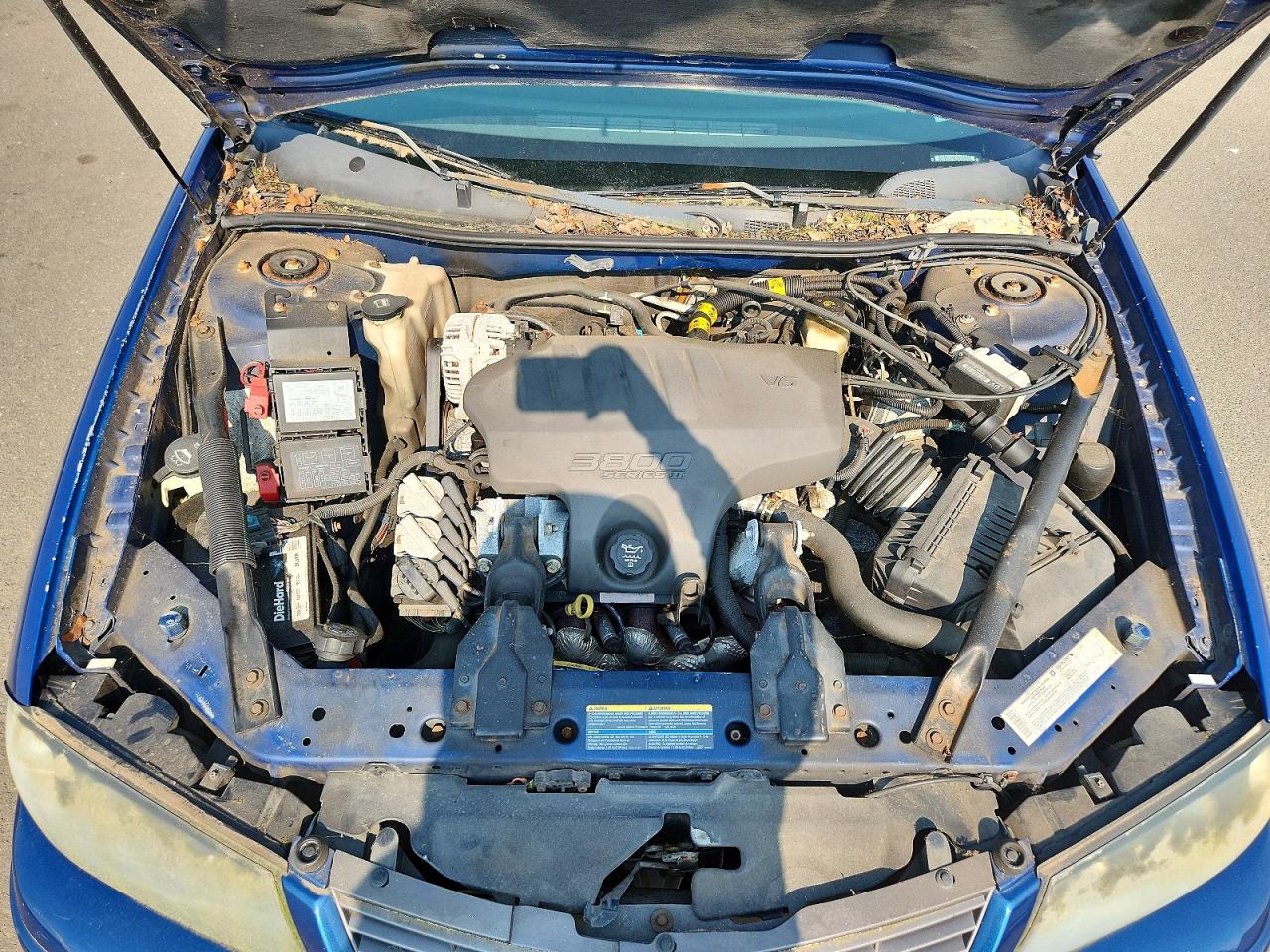 2004 Chevrolet Impala Ls Синий vin: 2G1WH55K349401301
