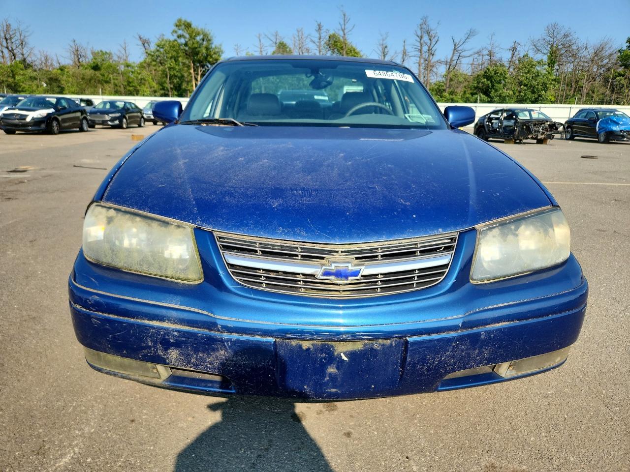 2004 Chevrolet Impala Ls Синий vin: 2G1WH55K349401301