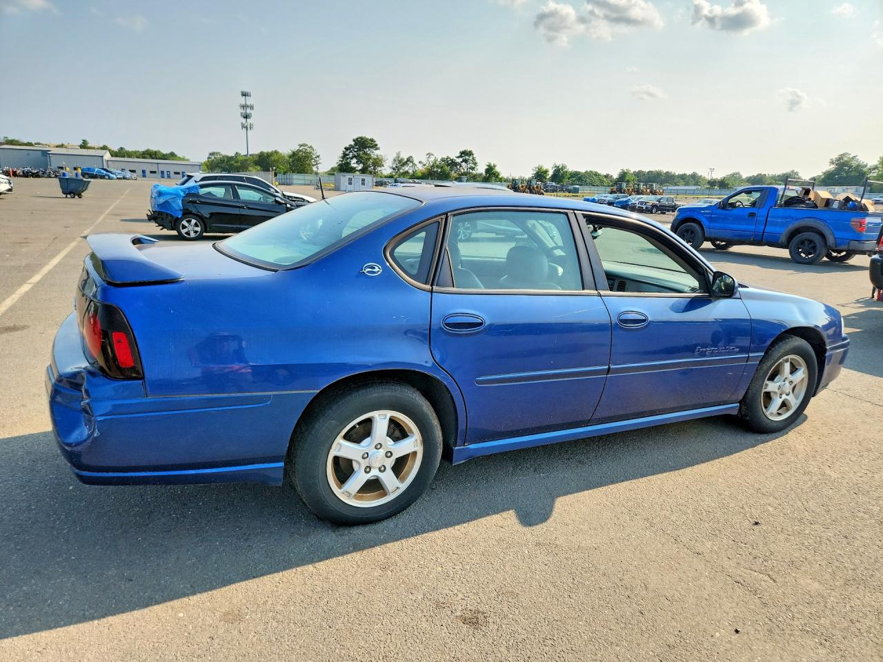 2004 Chevrolet Impala Ls Синий vin: 2G1WH55K349401301