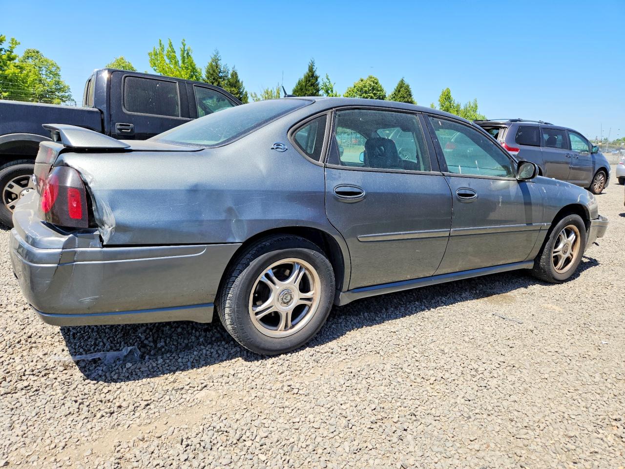 2005 Chevrolet Impala Ls Gray vin: 2G1WH55K359300826