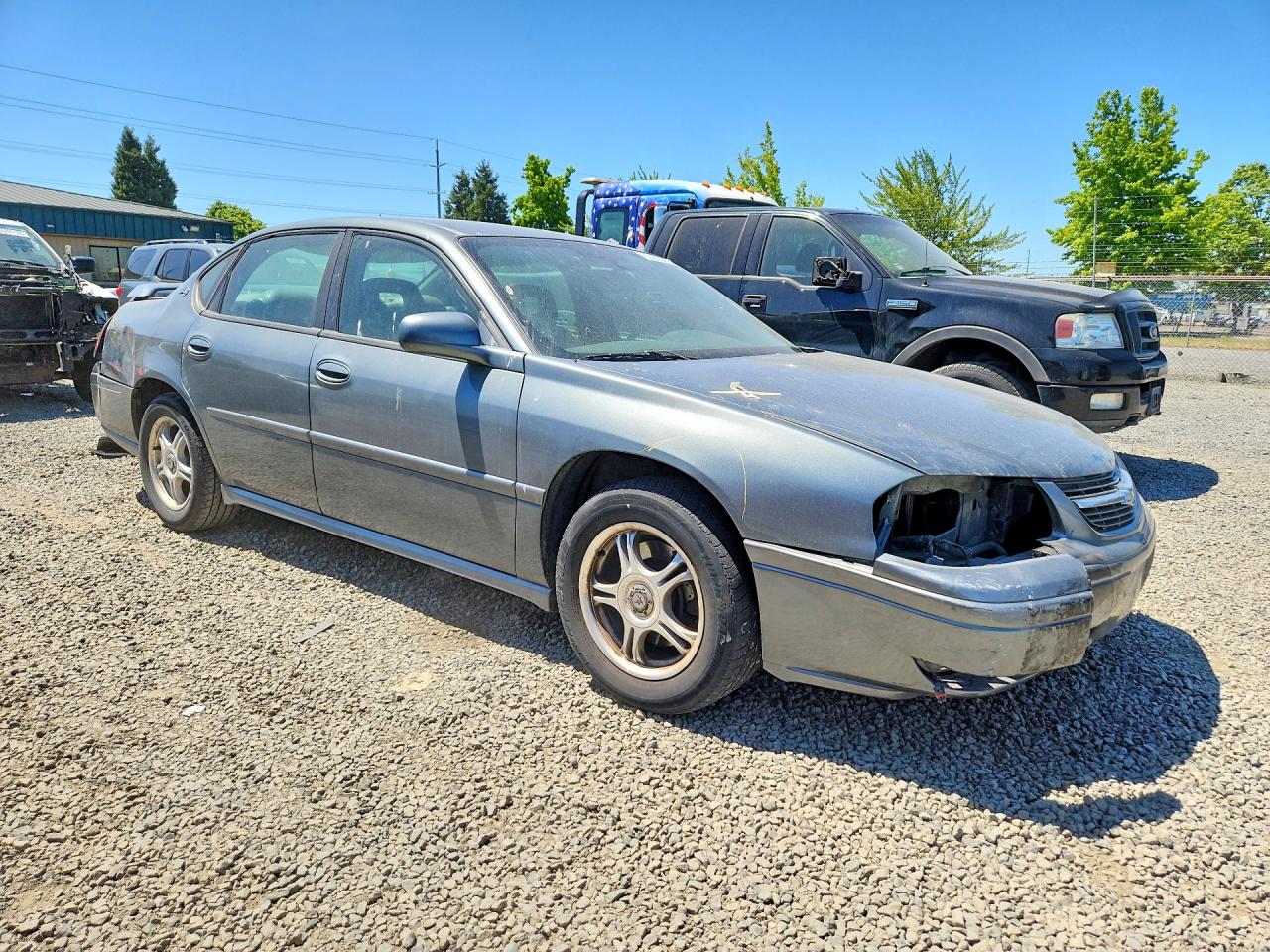 2005 Chevrolet Impala Ls Gray vin: 2G1WH55K359300826