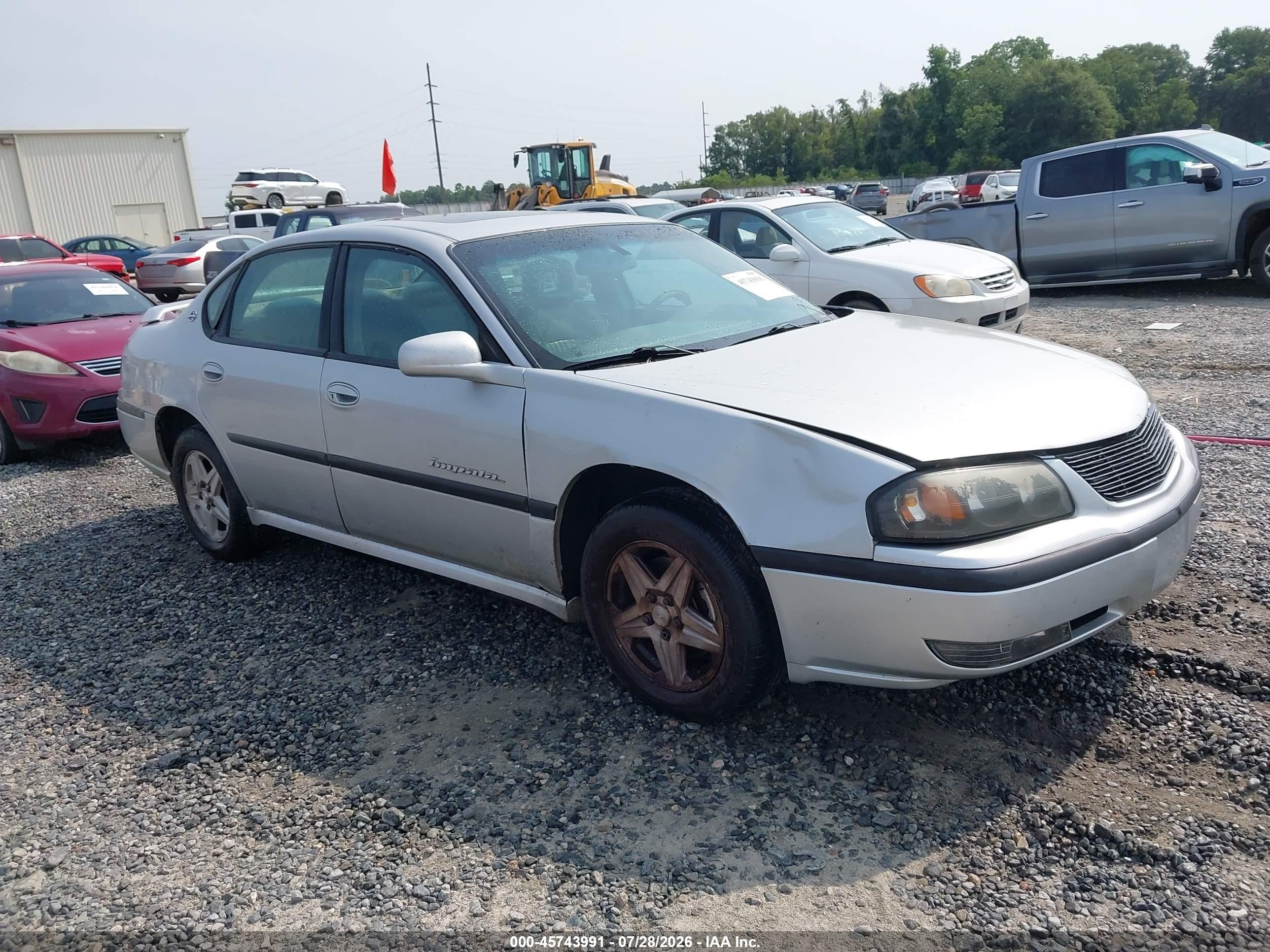 2002 Chevrolet Impala Ls Silver vin: 2G1WH55K429321101