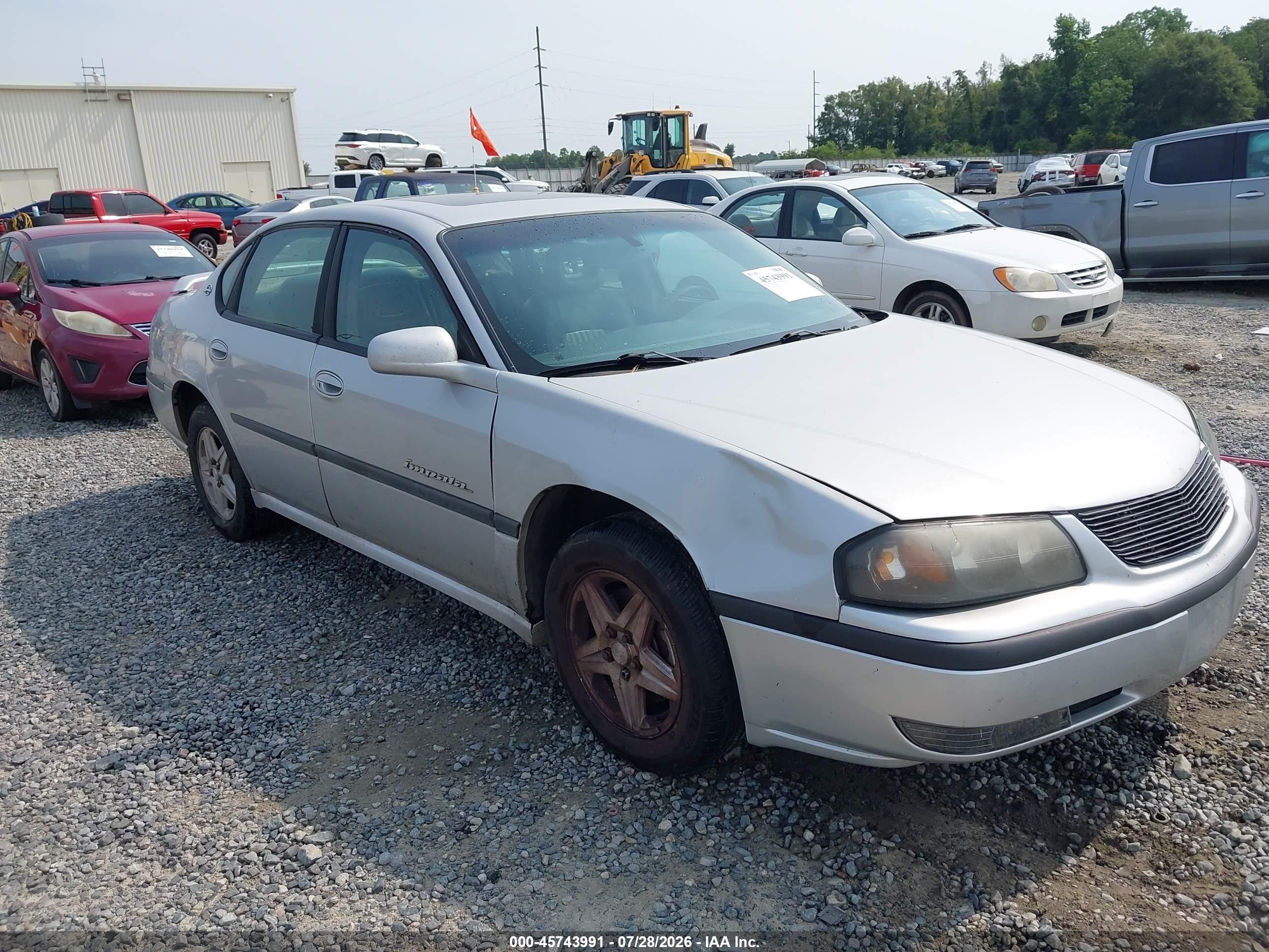 2002 Chevrolet Impala Ls Silver vin: 2G1WH55K429321101