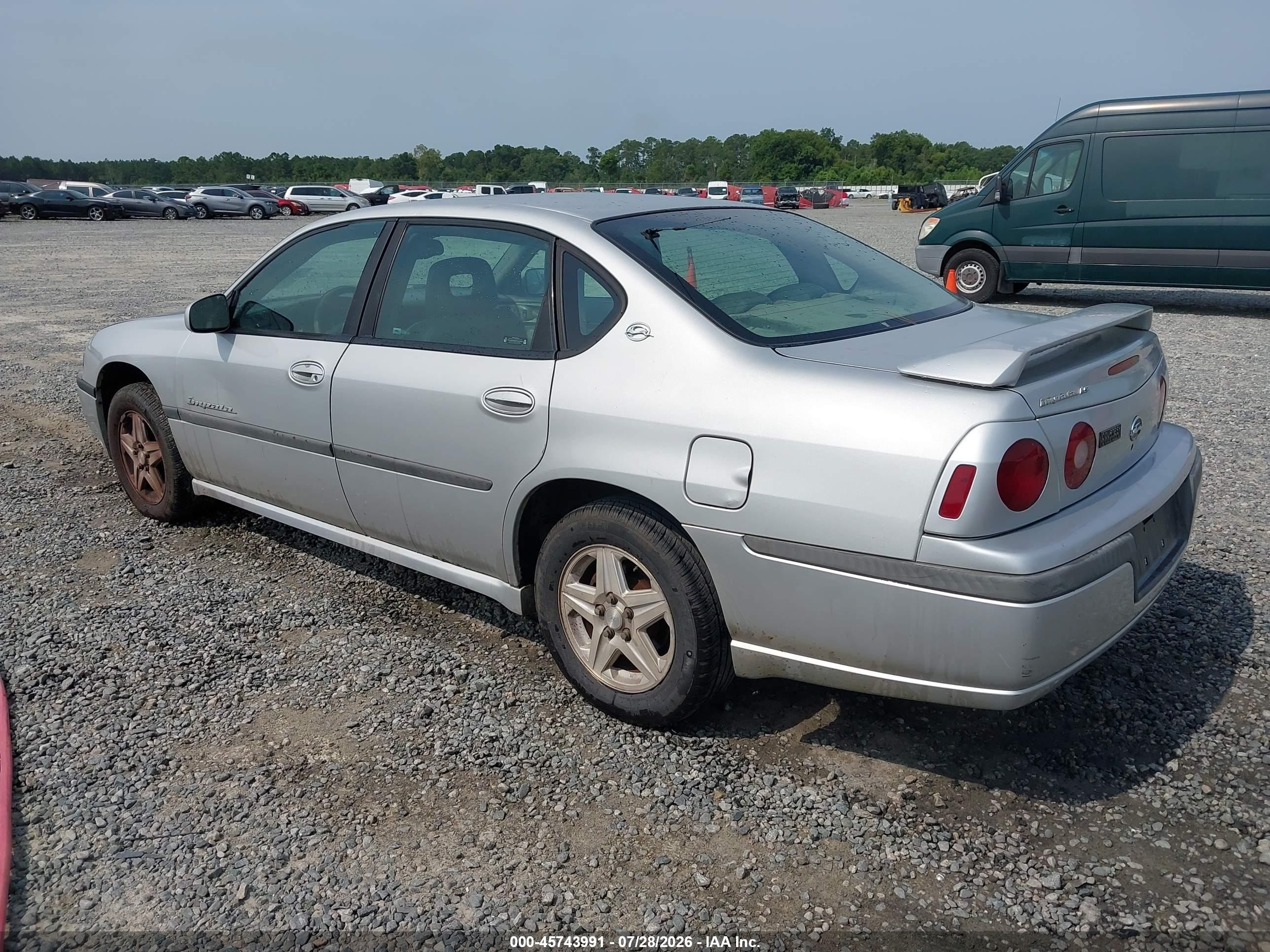2002 Chevrolet Impala Ls Silver vin: 2G1WH55K429321101