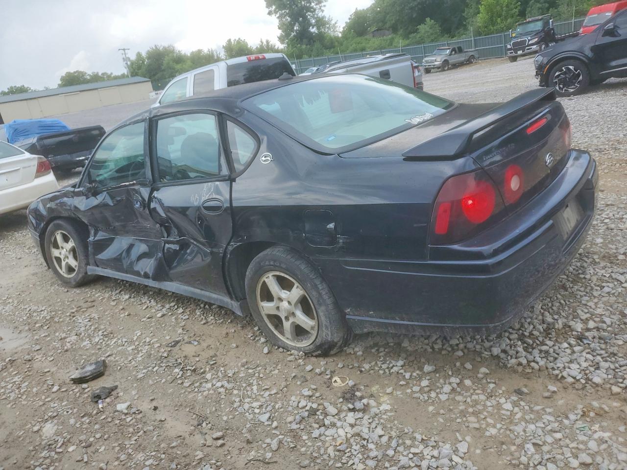 2004 Chevrolet Impala Ls Black vin: 2G1WH55K449429169
