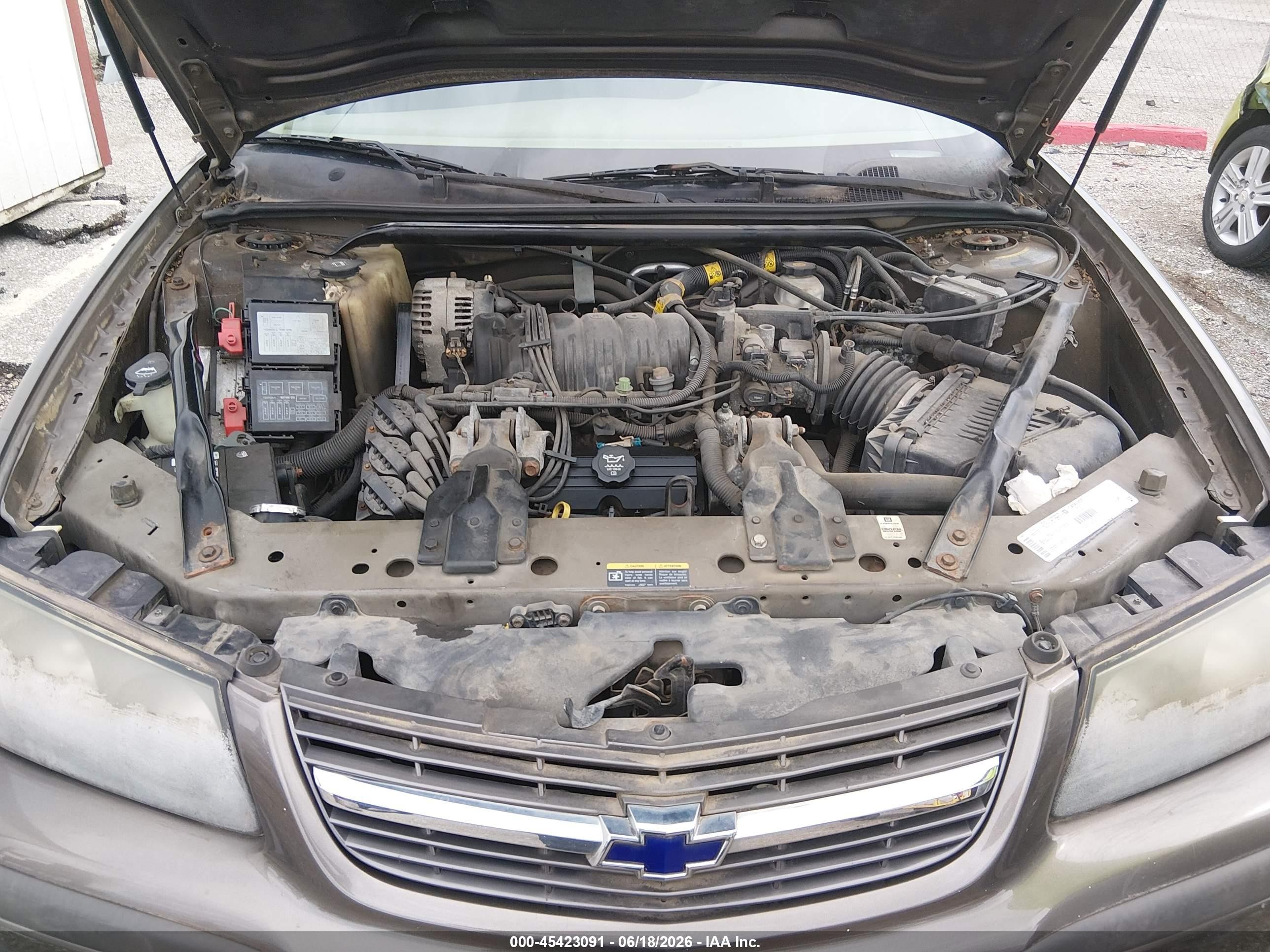 2003 Chevrolet Impala Ls Коричневый vin: 2G1WH55K539218772
