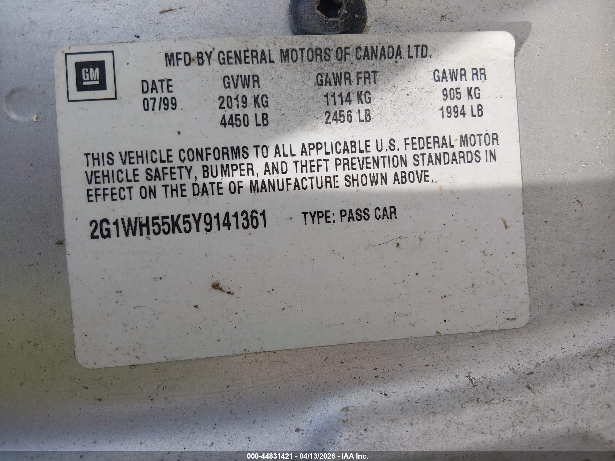 2000 Chevrolet Impala Ls Silver vin: 2G1WH55K5Y9141361