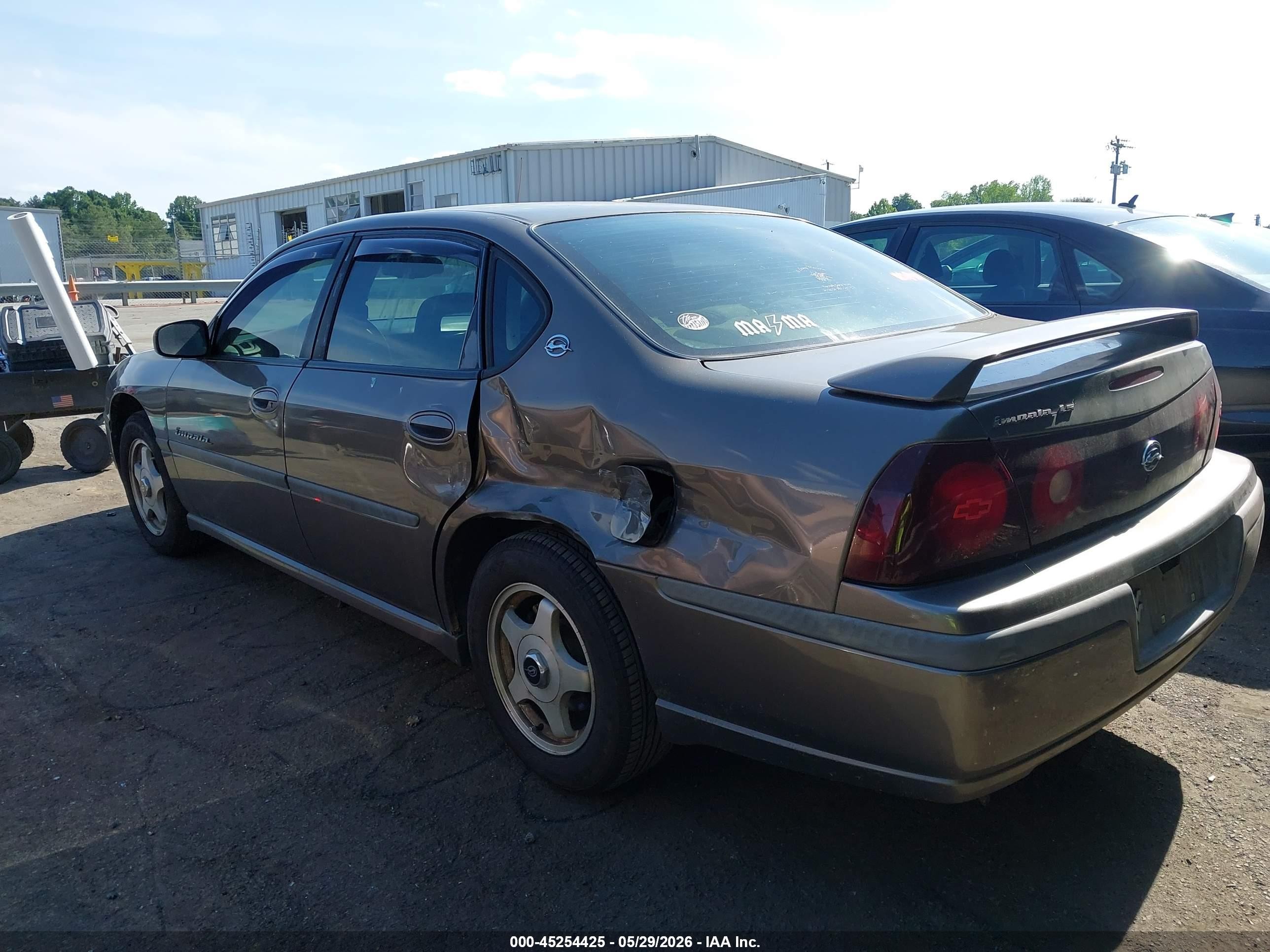 2002 Chevrolet Impala Ls Gold vin: 2G1WH55K629108053