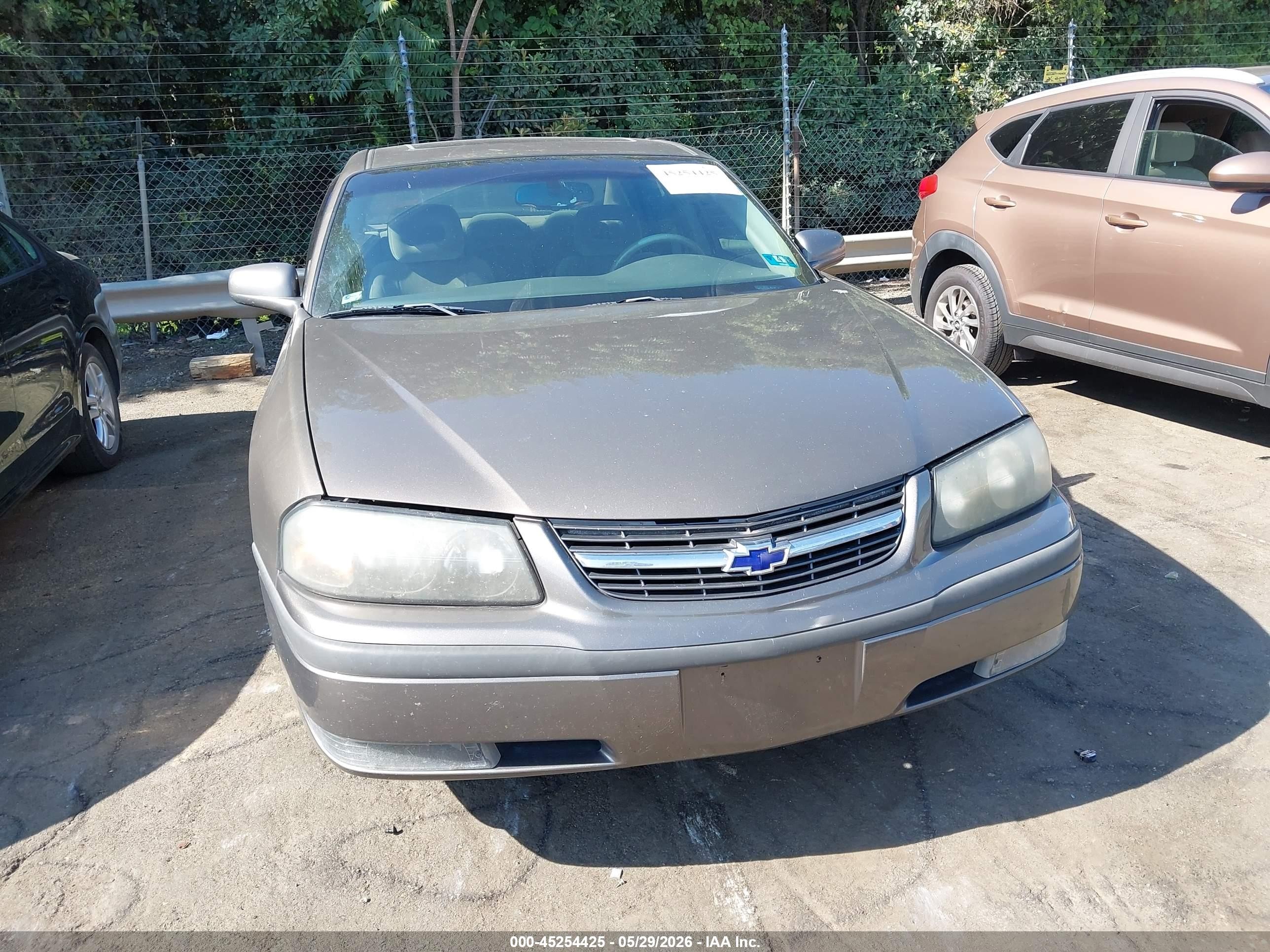 2002 Chevrolet Impala Ls Gold vin: 2G1WH55K629108053