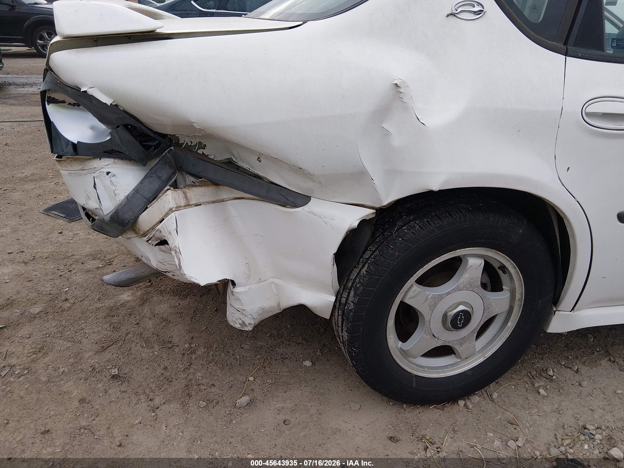 2002 Chevrolet Impala Ls White vin: 2G1WH55K629220352