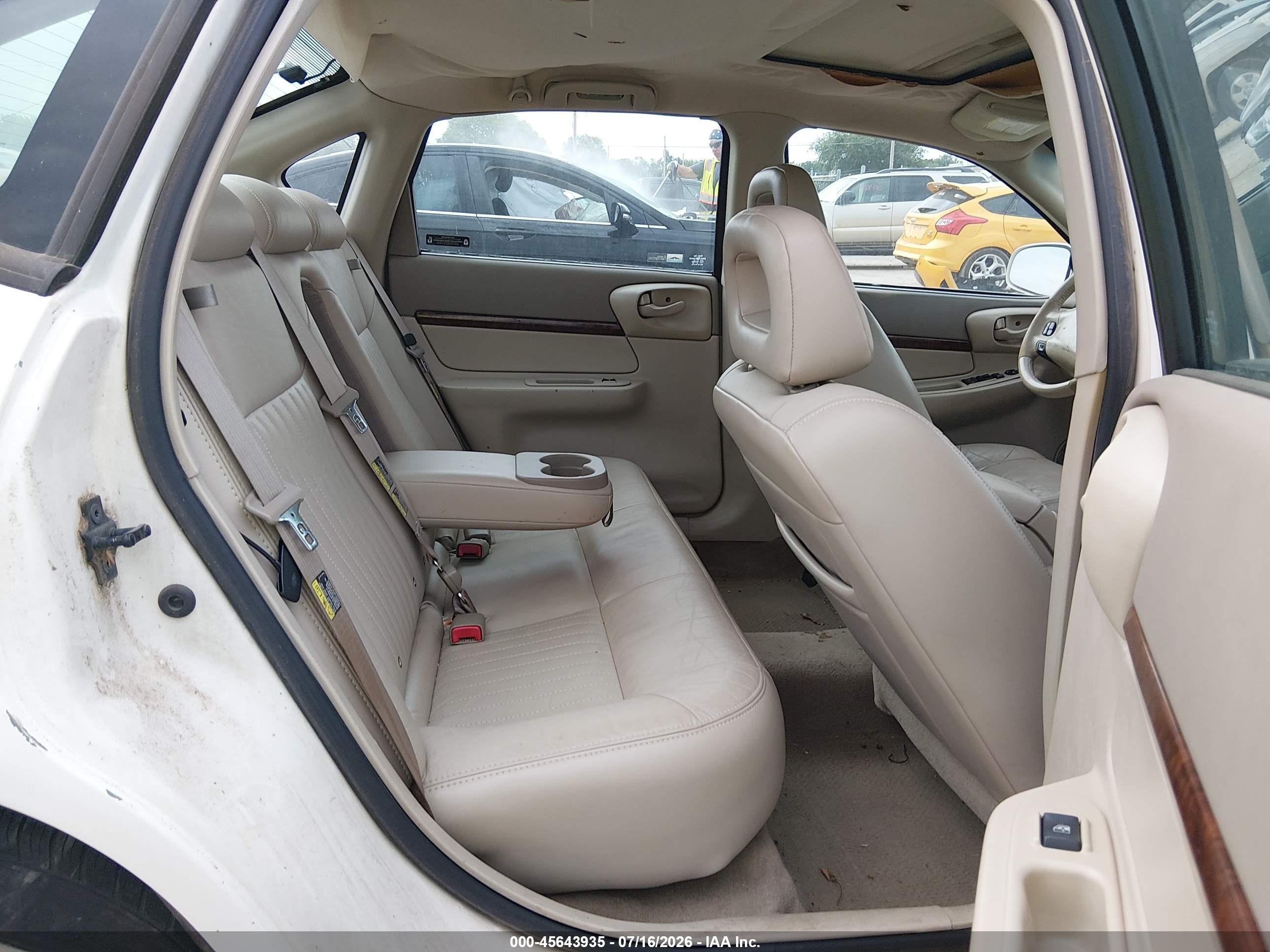 2002 Chevrolet Impala Ls White vin: 2G1WH55K629220352