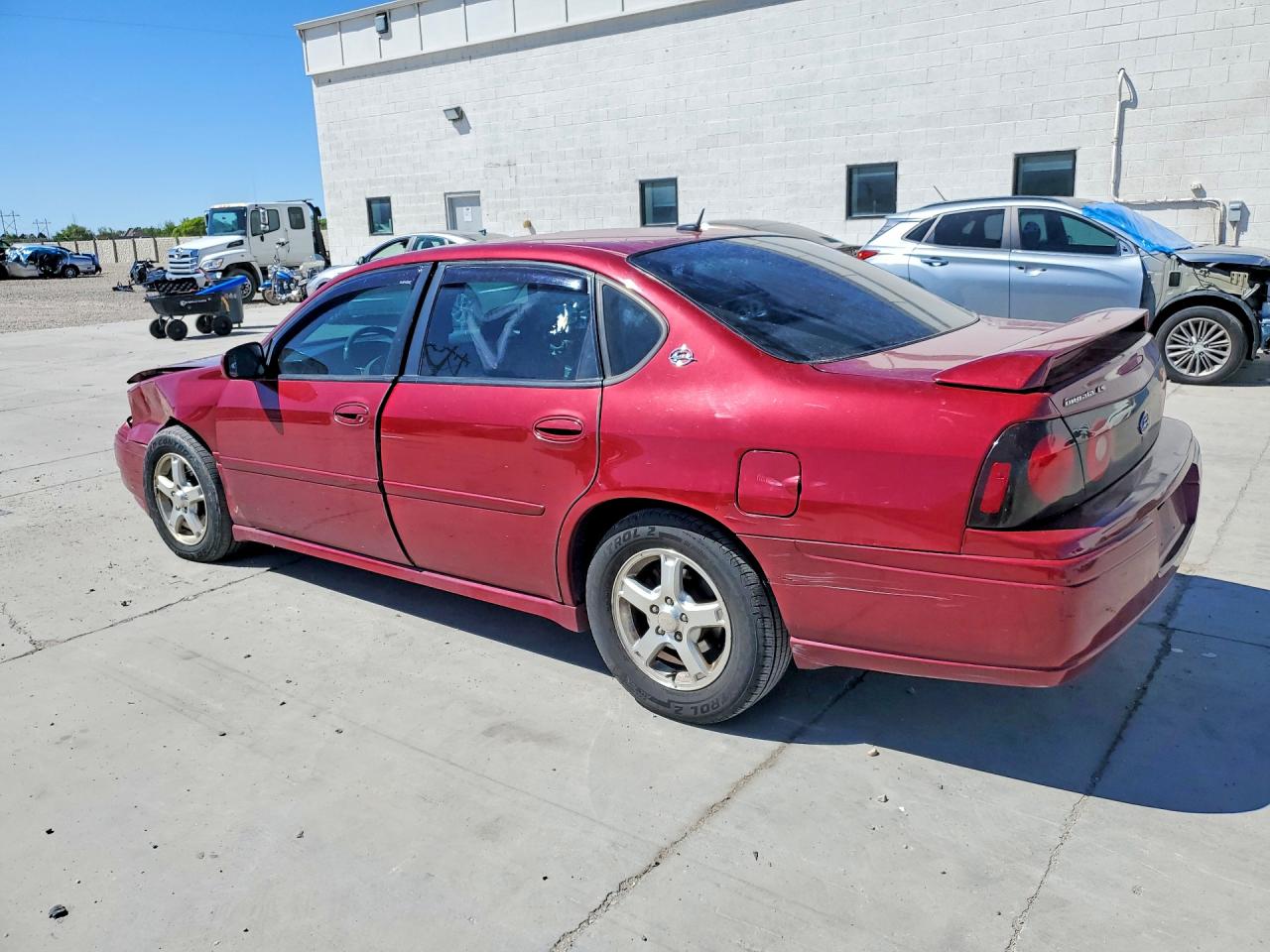 2005 Chevrolet Impala Ls Red vin: 2G1WH55K659335280